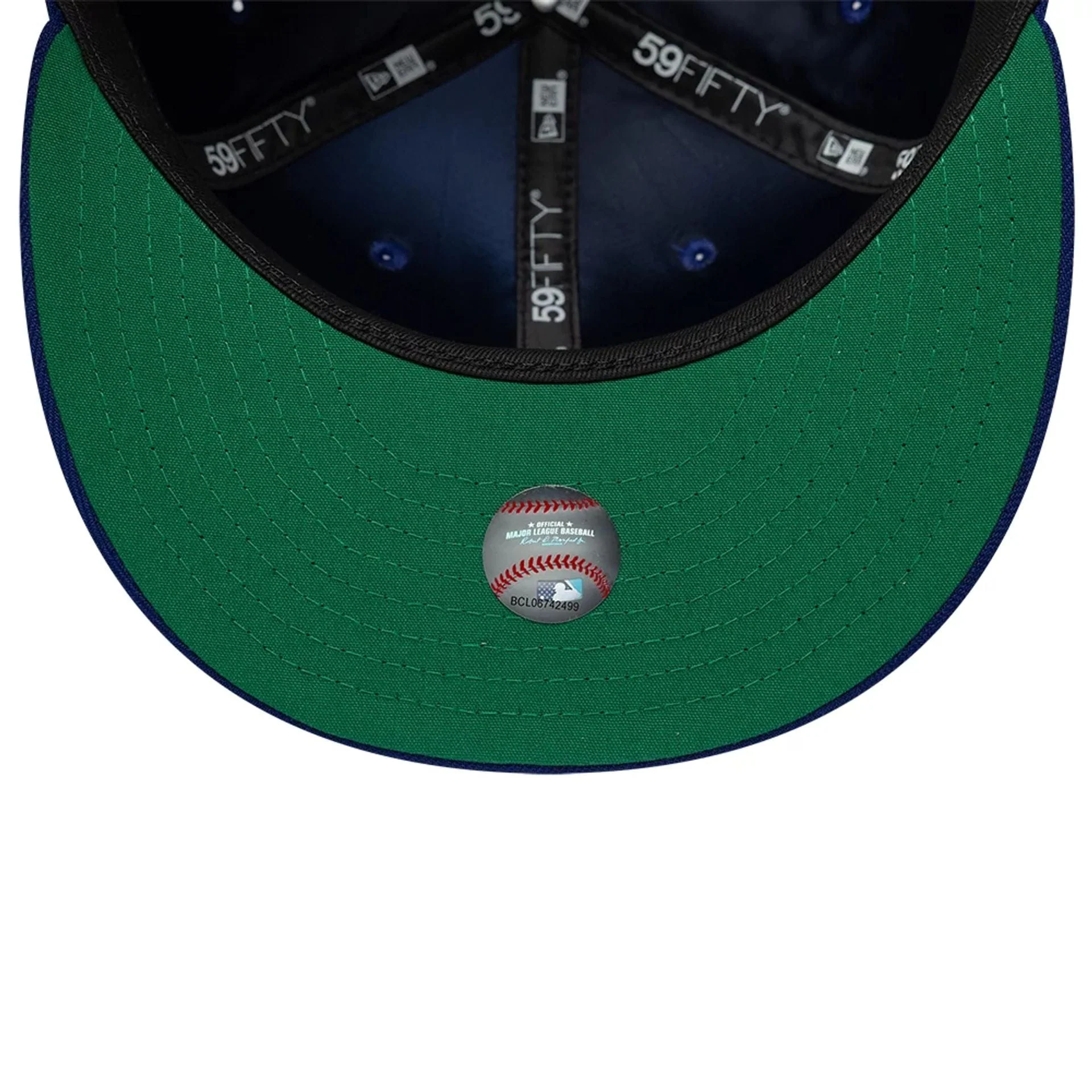LA Dodgers MLB Sidepatch Dark Blue 59FIFTY Fitted Cap - Image 2