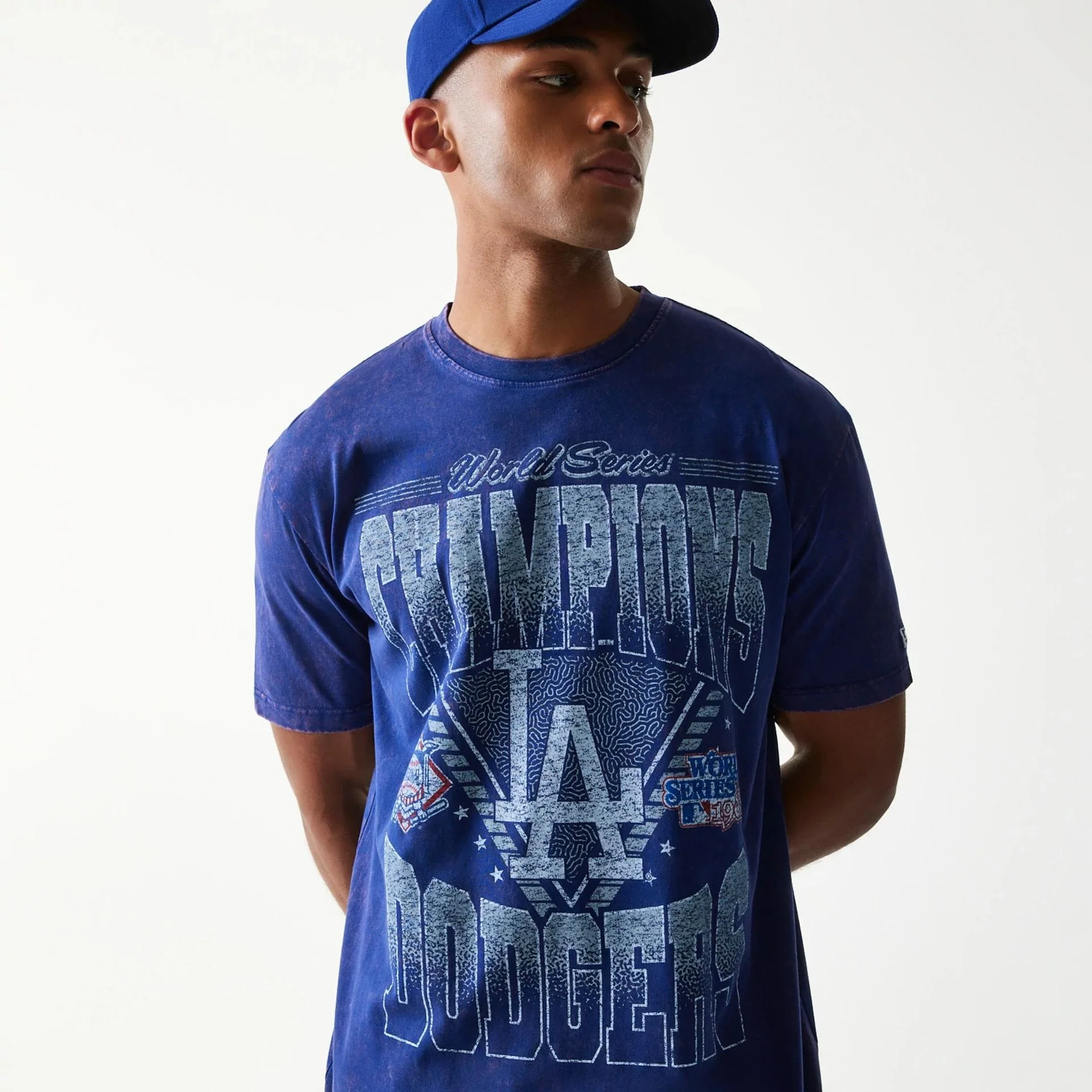 LA Dodgers MLB Sport Classic Dark Blue T-Shirt - Image 3