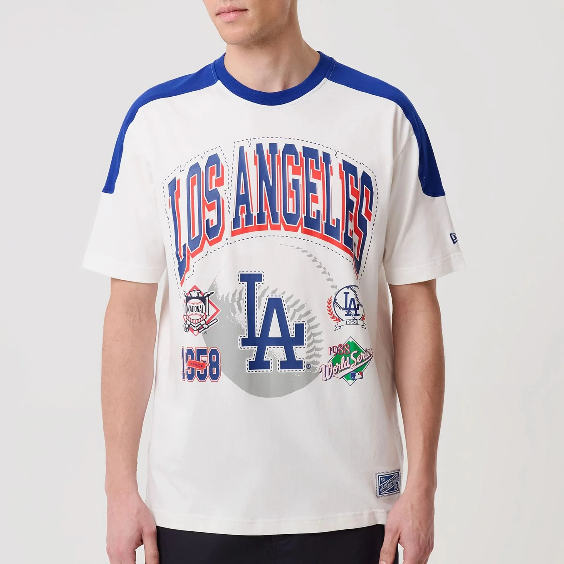 LA Dodgers MLB Sport Classic White T-Shirt - Image 4