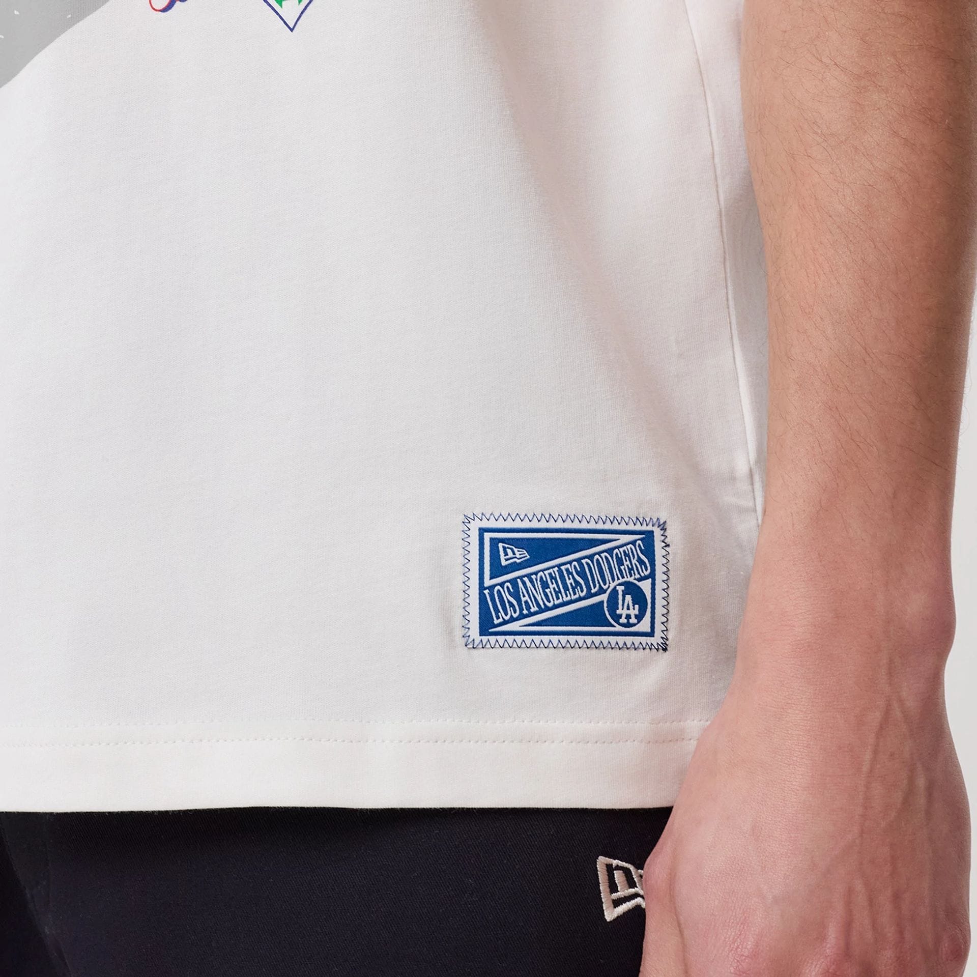 LA Dodgers MLB Sport Classic White T-Shirt - Image 7