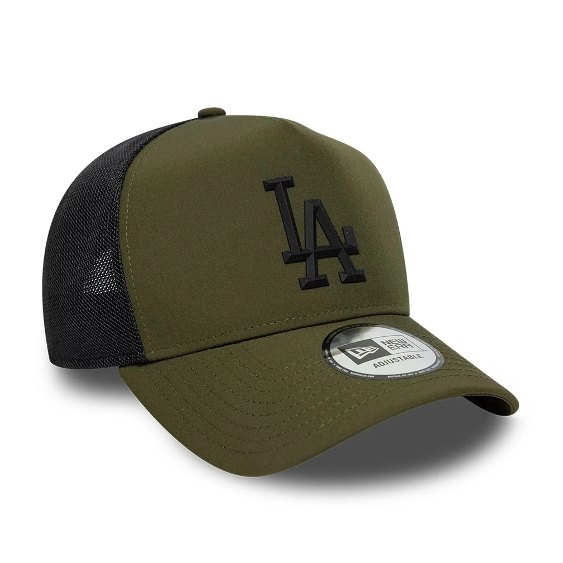 LA Dodgers MLB Sport Dark Green 9FORTY E-Frame Trucker Adjustable Cap - Image 3