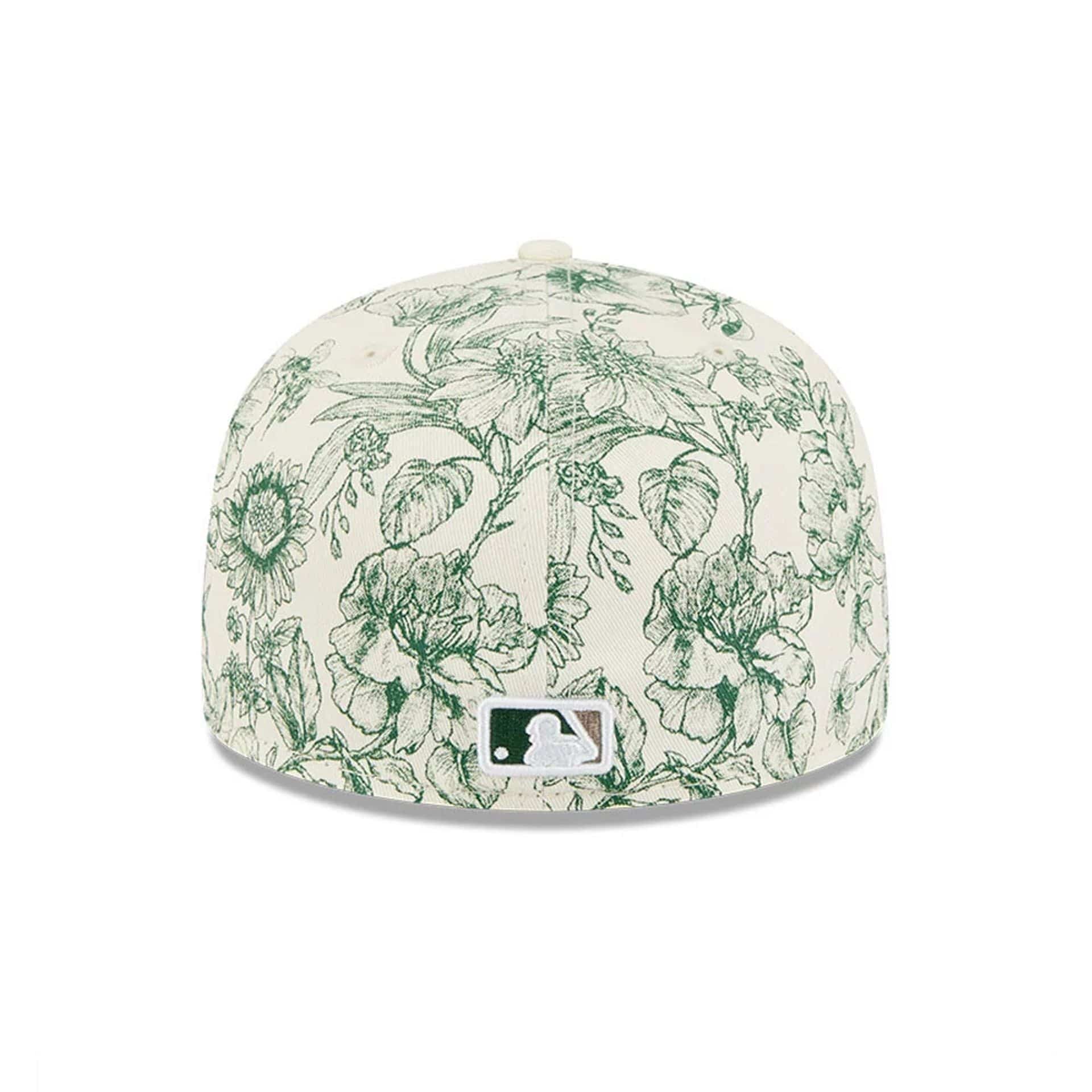 LA Dodgers MLB Spring Floral White 59FIFTY Fitted Cap - Image 6