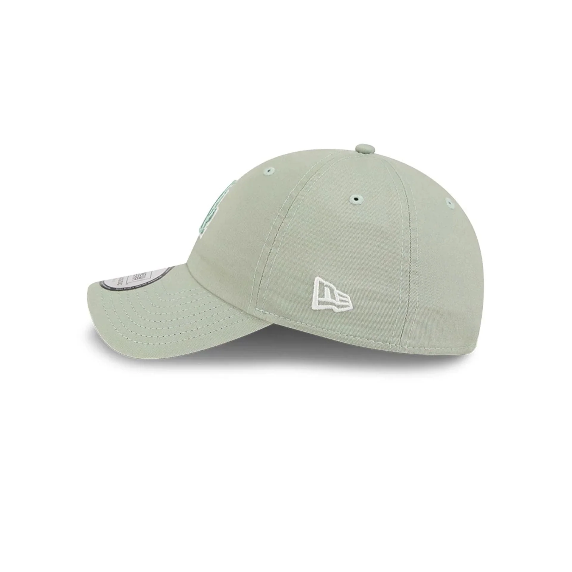 LA Dodgers MLB Stitched Flowers Pastel Green Casual Classic Adjustable Cap - Image 6