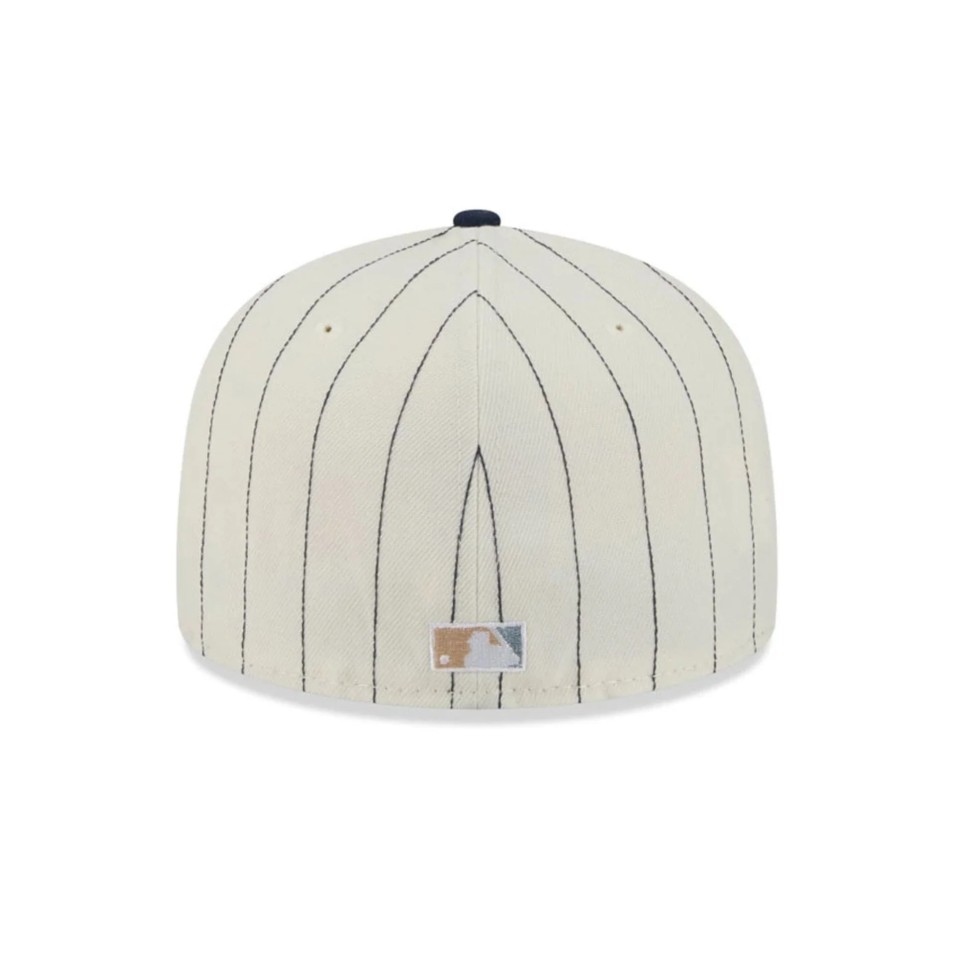 LA Dodgers MLB Stripes Cream 59FIFTY Fitted Cap - Image 7