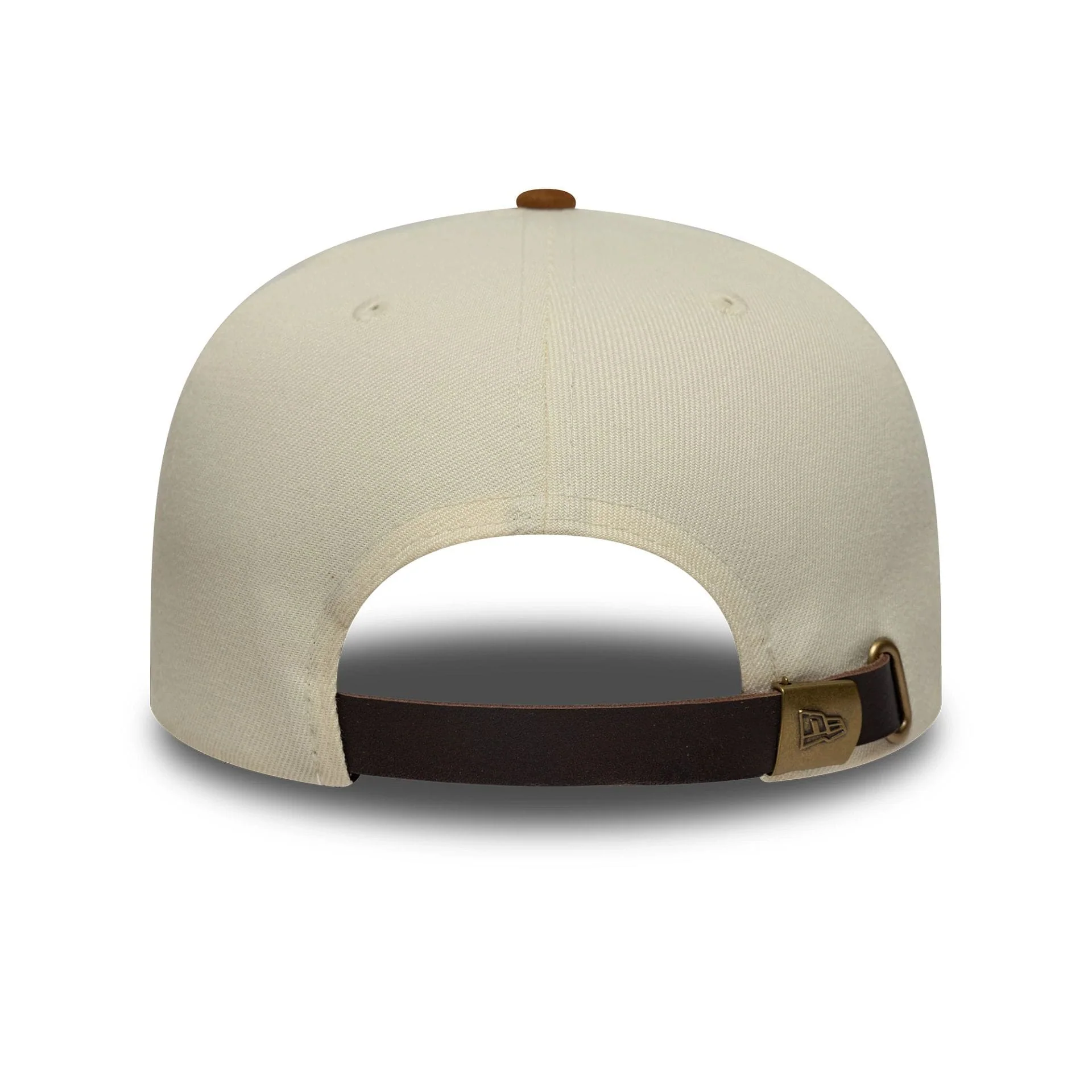 LA Dodgers MLB Suede Visor Light Beige 9FIFTY A-Frame Snapback Cap - Image 4