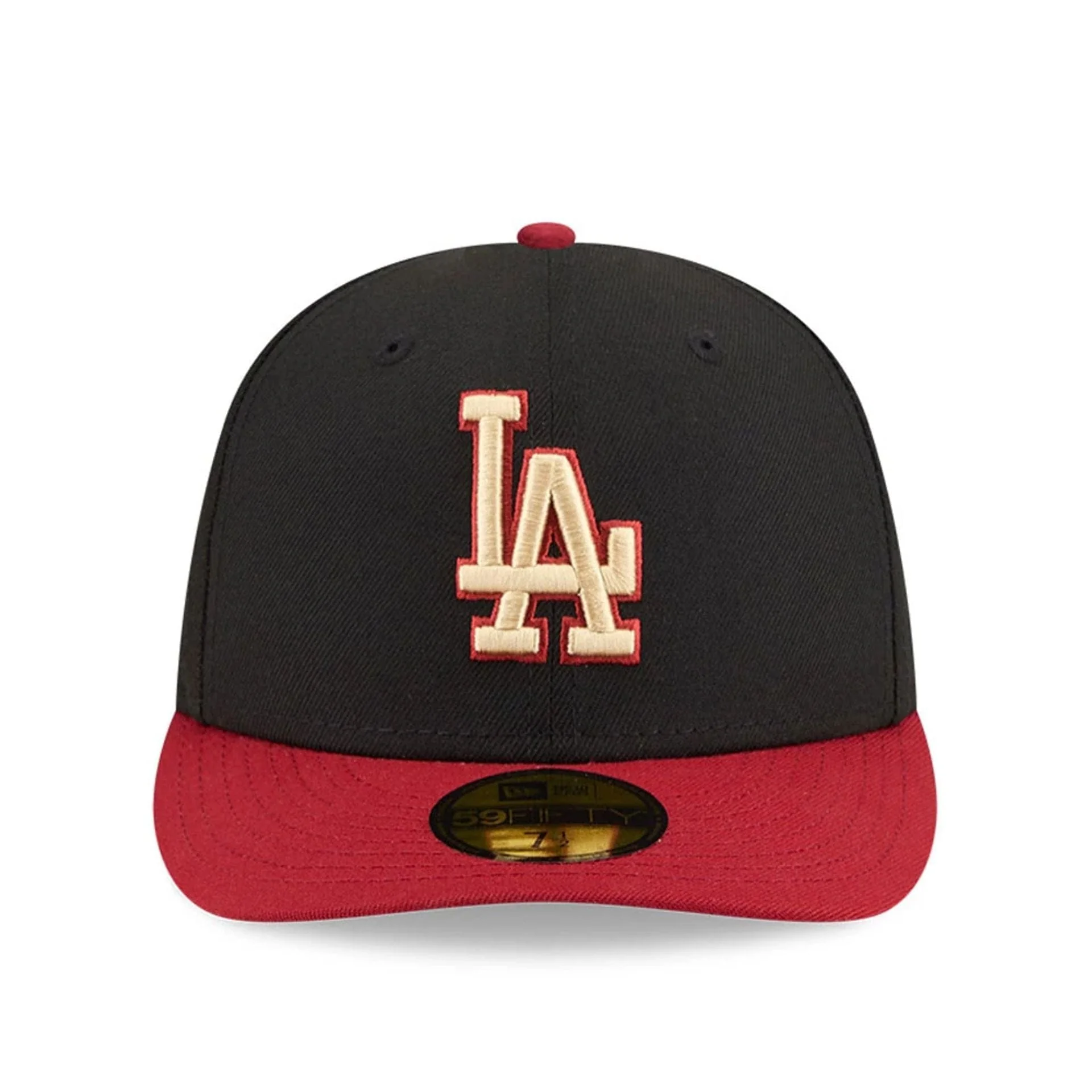 LA Dodgers MLB Team Cards Black 59FIFTY Fitted Cap - Image 3