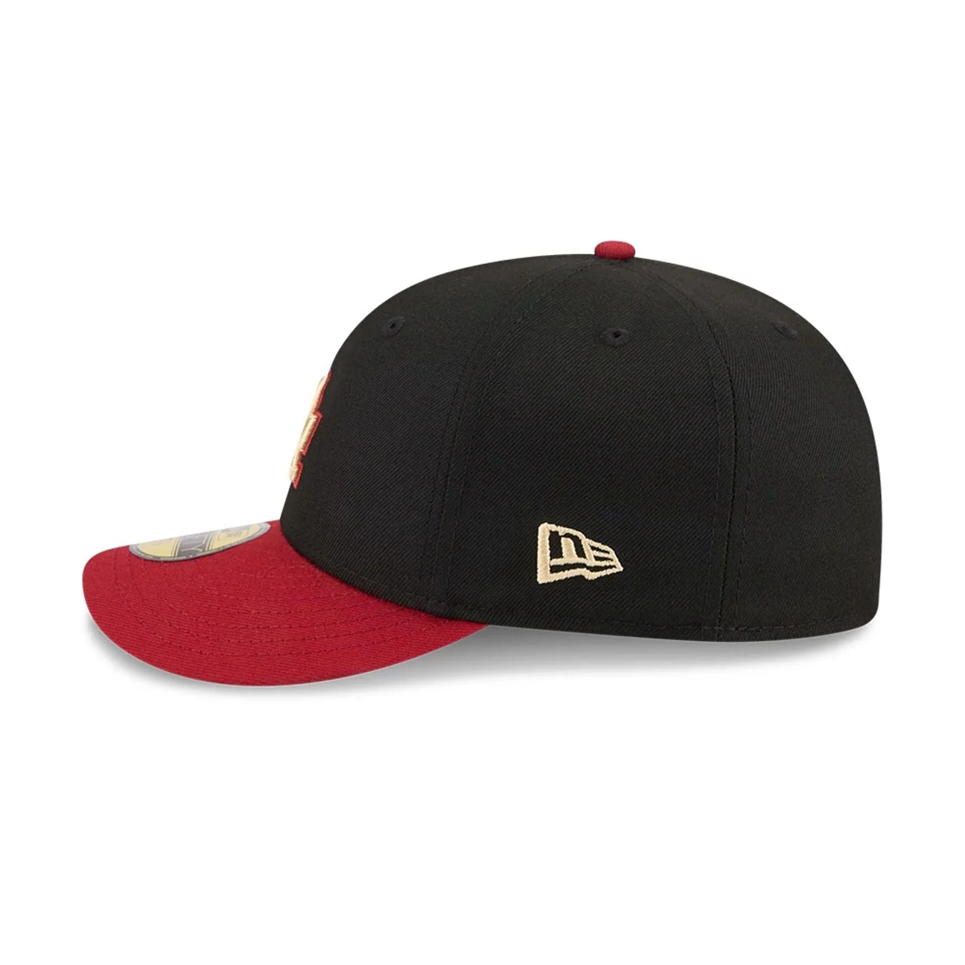 LA Dodgers MLB Team Cards Black 59FIFTY Fitted Cap - Image 6