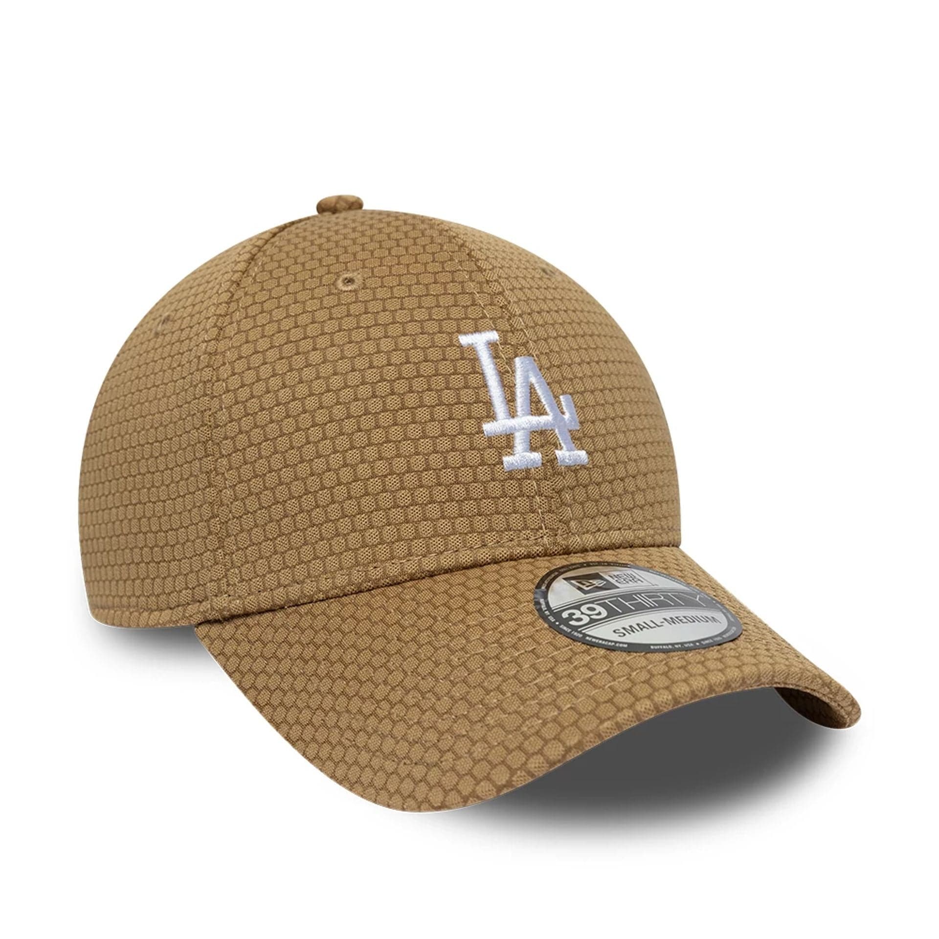 LA Dodgers MLB Tech Dark Beige 39THIRTY Stretch Fit Cap - Image 3