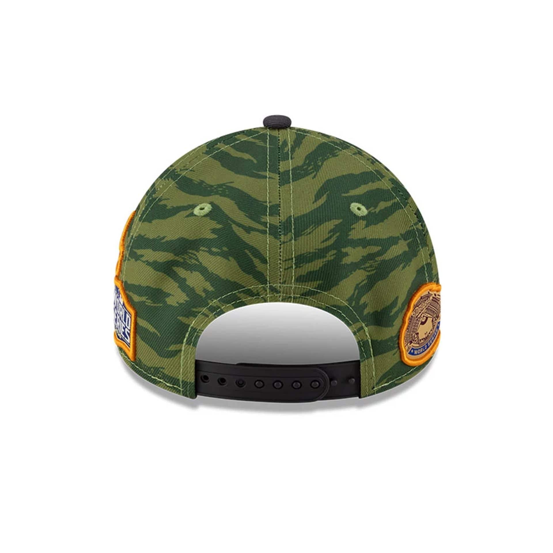 LA Dodgers MLB Tiger Camo Green 9FORTY A-Frame Cap - Image 5