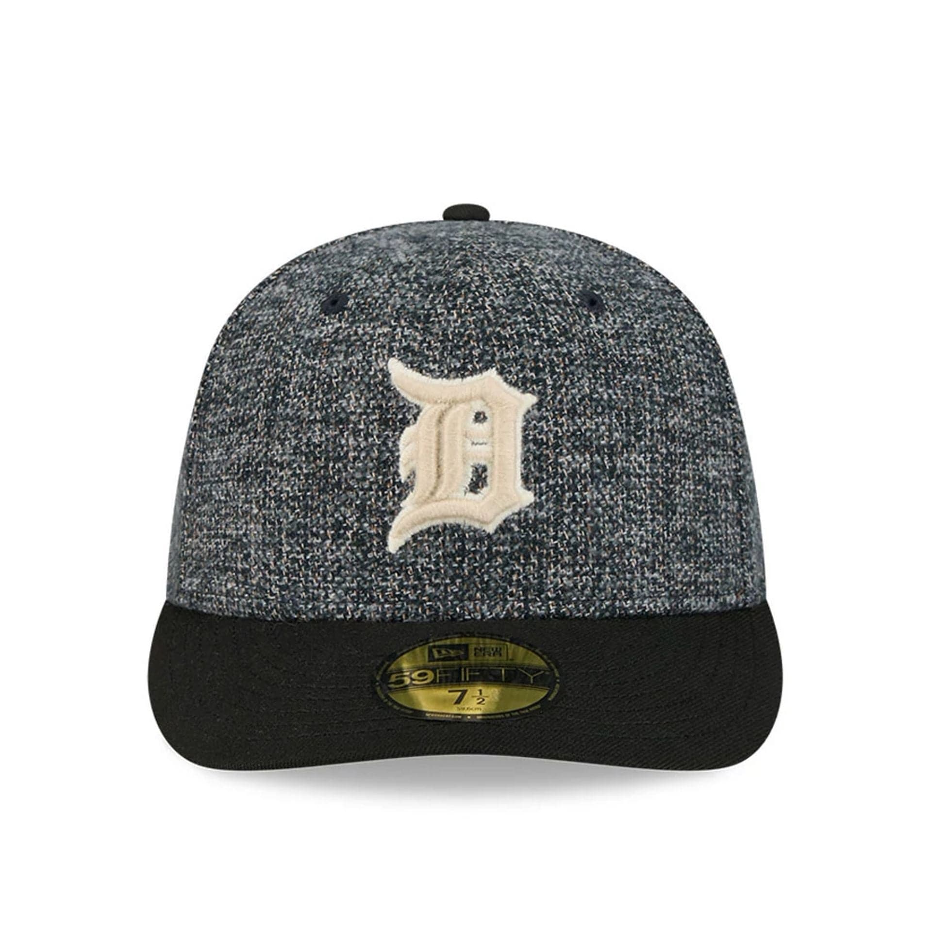 LA Dodgers MLB Tweedy Cotton Black 59FIFTY Fitted Cap - Image 3