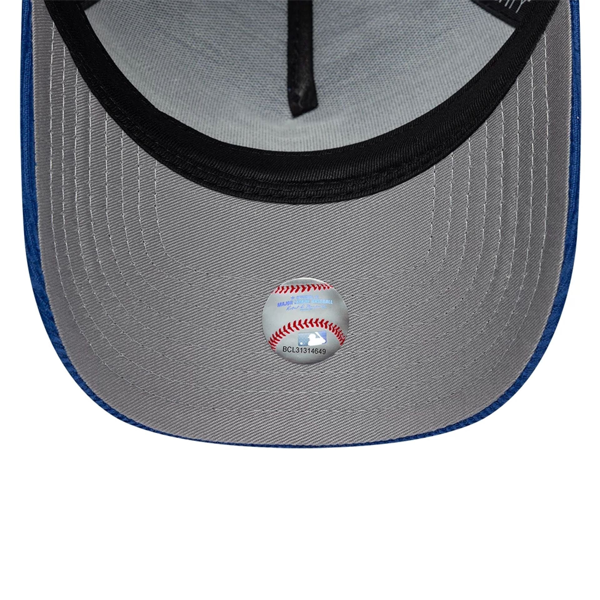 LA Dodgers MLB Upside Down Dark Blue 9FORTY A-Frame Cap - Image 2
