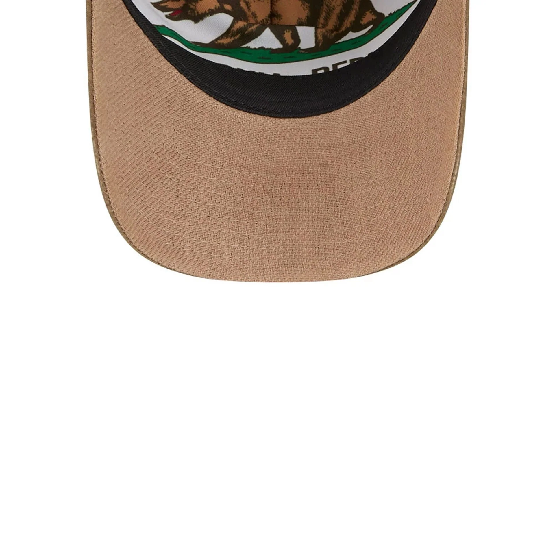 LA Dodgers MLB Utility Linen Open Brown 9TWENTY A-Frame Adjustable Cap - Image 7