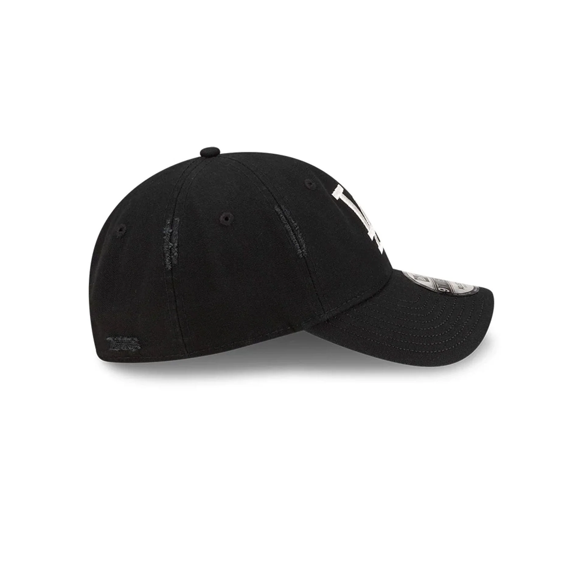 LA Dodgers MLB Visor Logo Black 9TWENTY Adjustable Cap - Image 5