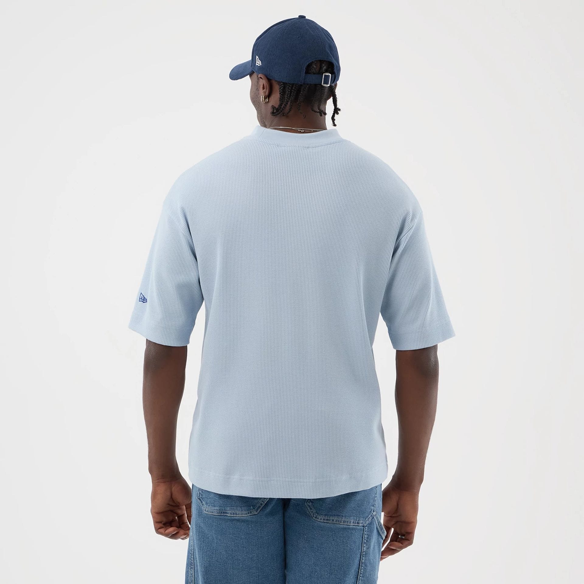 LA Dodgers MLB Waffle Pastel Blue T-Shirt - Image 2