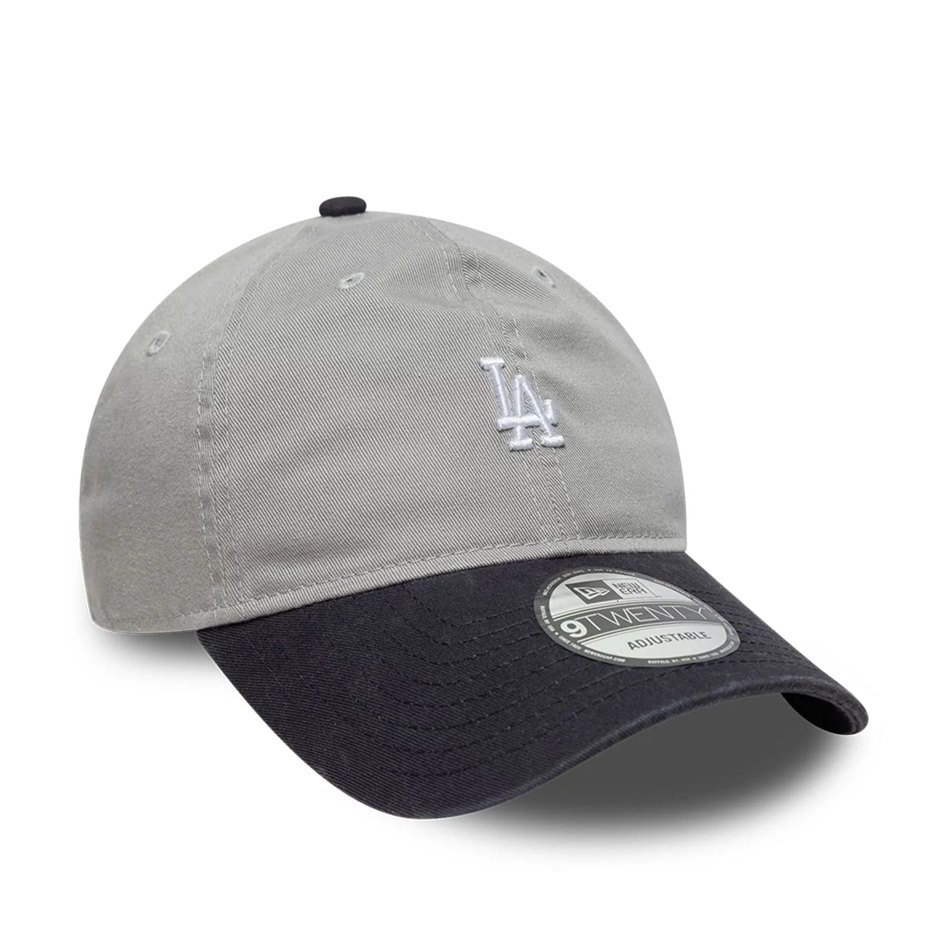 LA Dodgers MLB Washed Contrast Grey 9TWENTY Adjustable Cap - Image 3