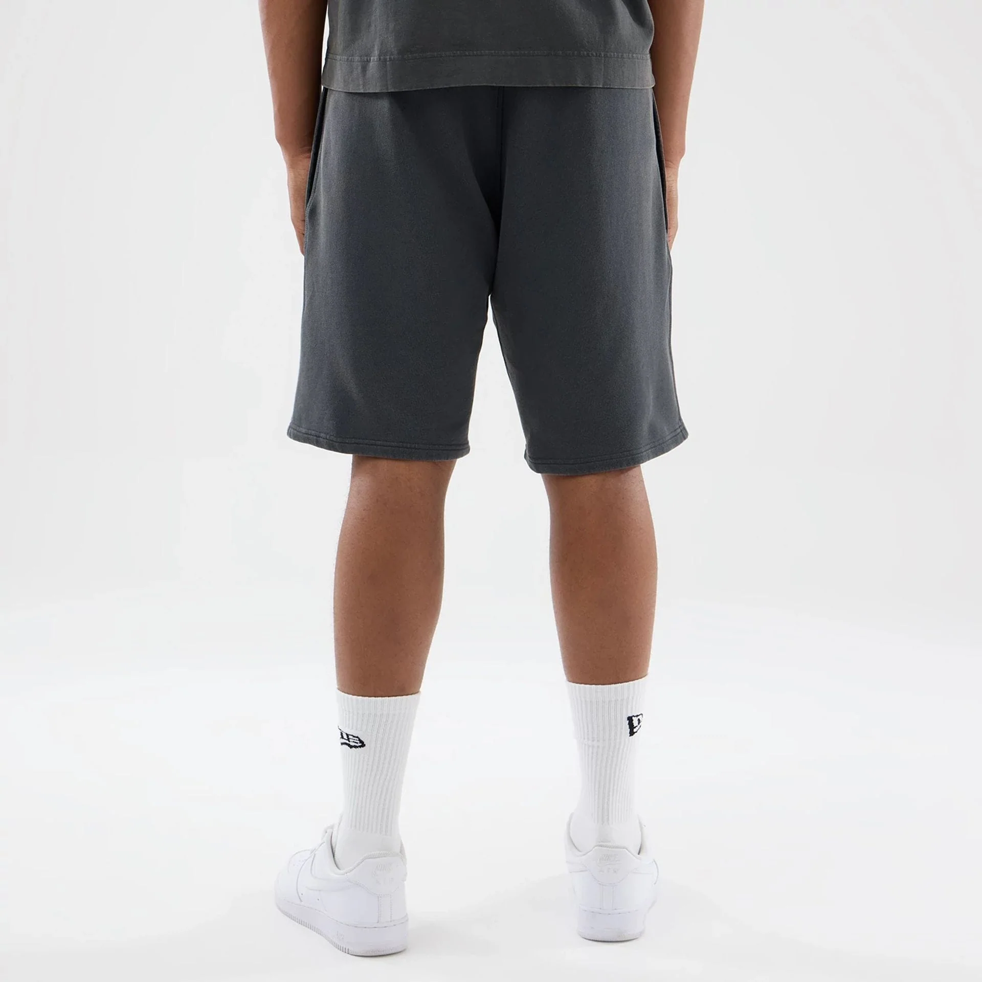 LA Dodgers MLB Washed Dark Grey Shorts - Image 2