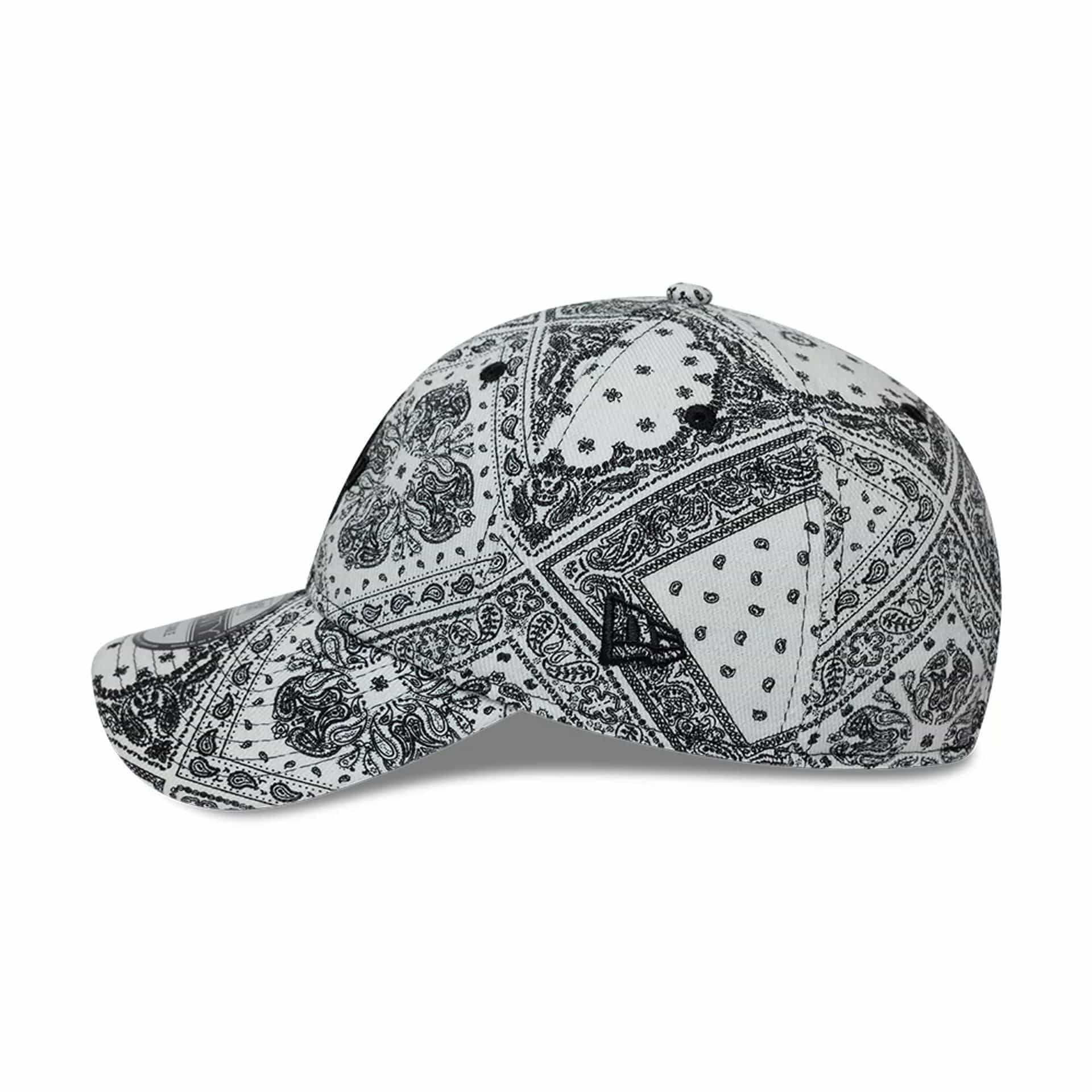 LA Dodgers MLB Washed Paisley White 9TWENTY Adjustable Cap - Image 6