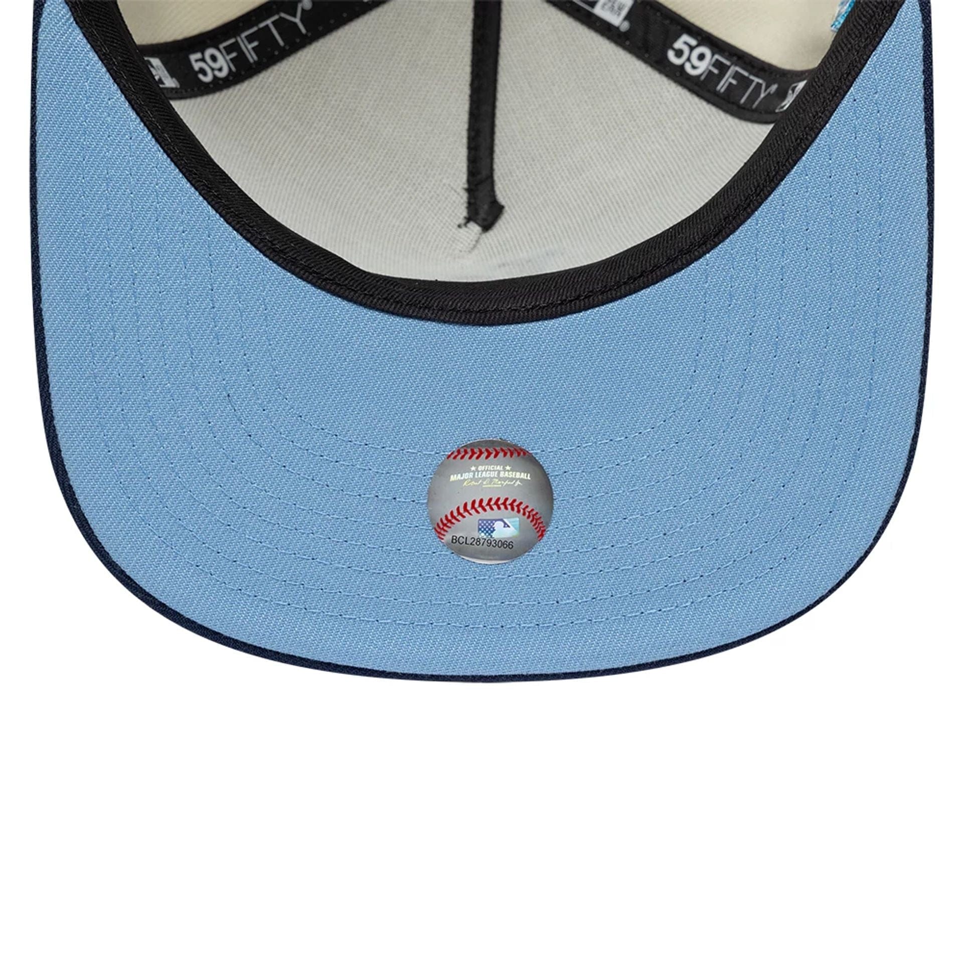 LA Dodgers MLB White 59FIFTY A-Frame Fitted Cap - Image 2
