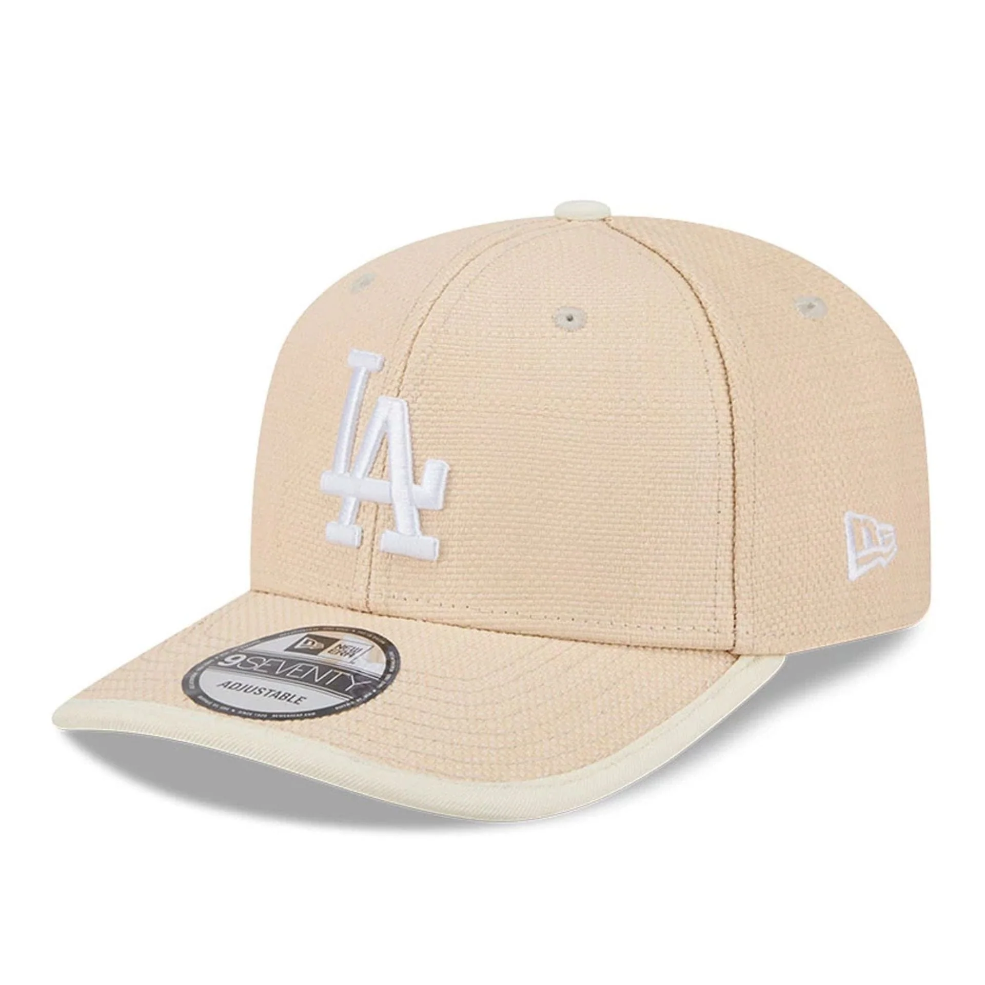 LA Dodgers MLB Wicker Cream 9SEVENTY Stretch Snap Adjustable Cap - Image 4