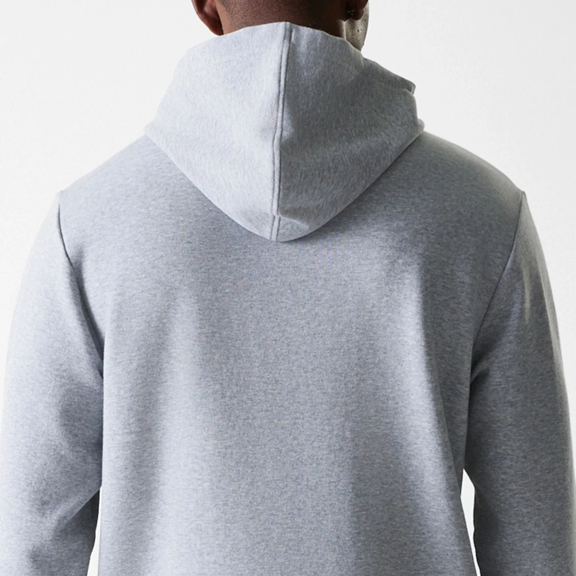 LA Dodgers MLB Wordmark Grey Pullover Hoodie - Image 7