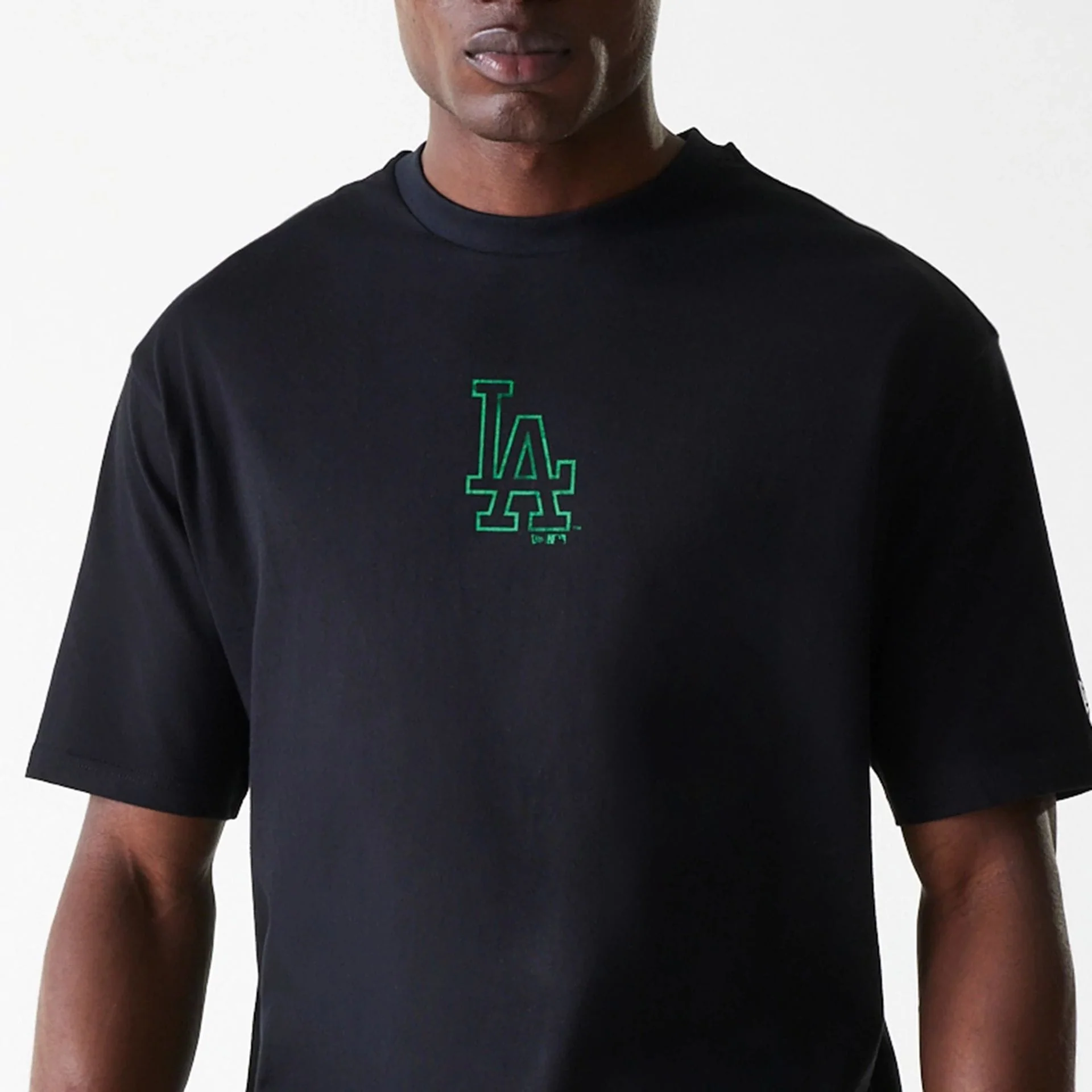 LA Dodgers MLB World Series Black Oversized T-Shirt - Image 3