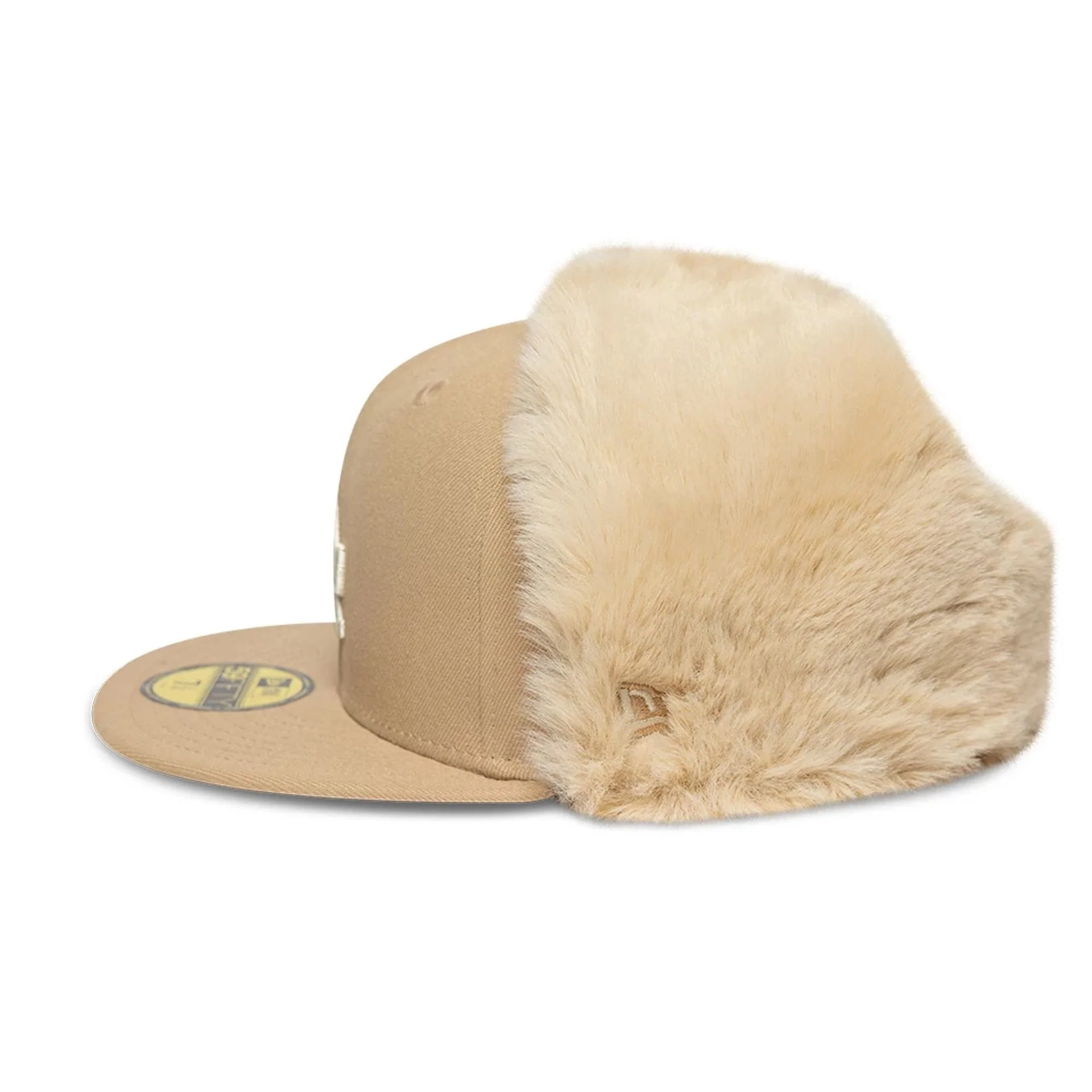 LA Dodgers MLB World Series Light Beige Dogear 59FIFTY Fitted Cap - Image 9