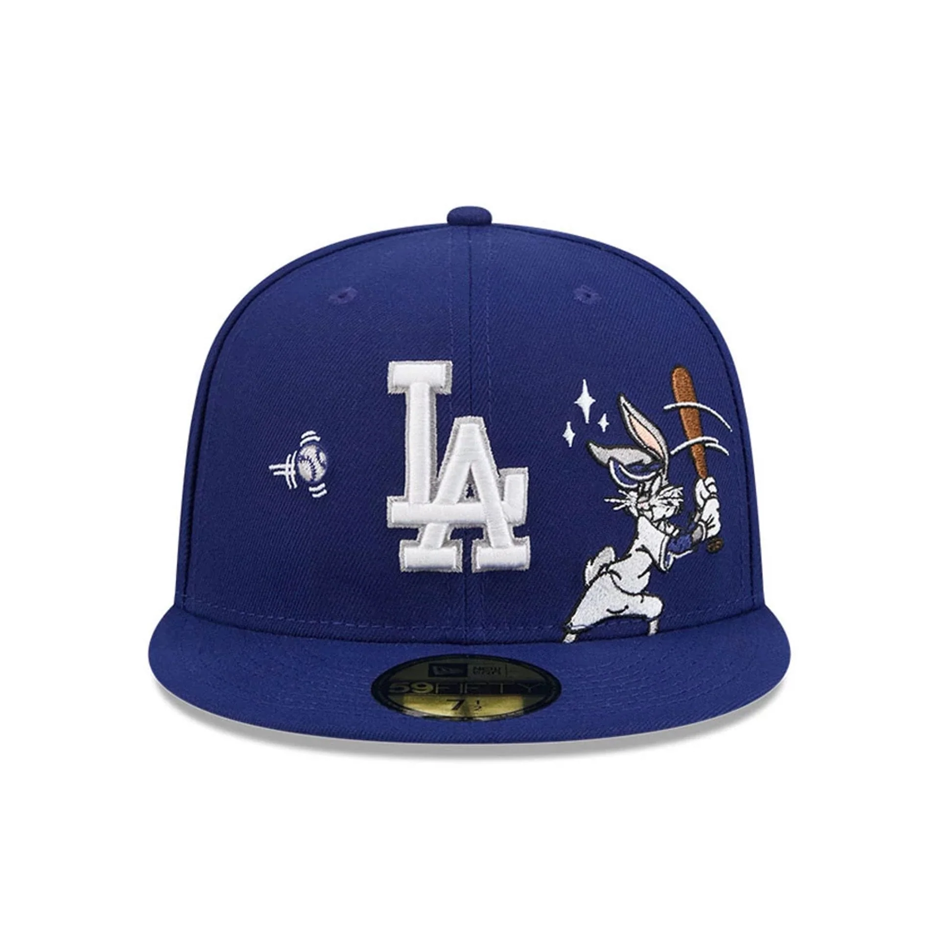 LA Dodgers MLB X Looney Tunes Bugs Bunny Dark Blue 59FIFTY Fitted Cap - Image 3