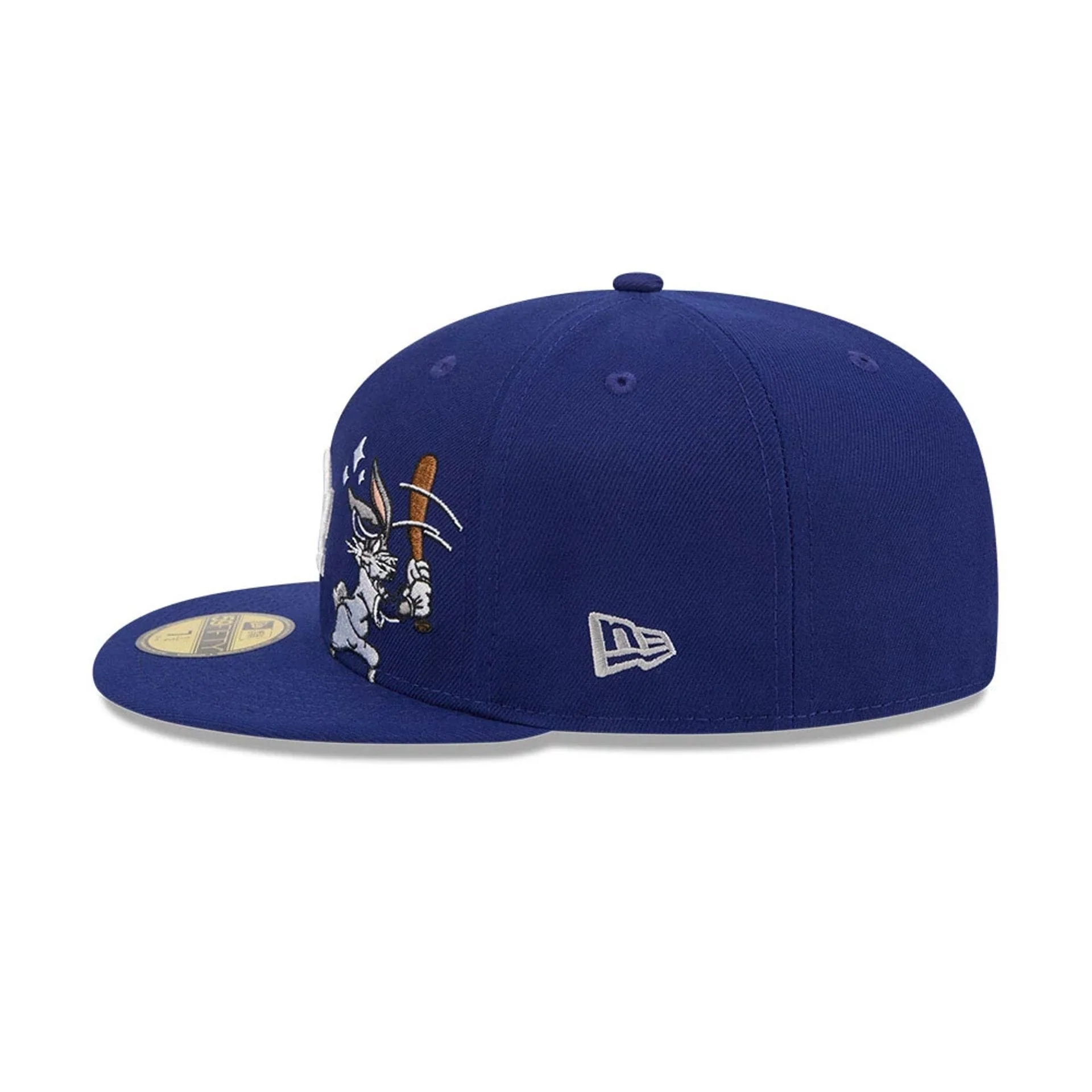 LA Dodgers MLB X Looney Tunes Bugs Bunny Dark Blue 59FIFTY Fitted Cap - Image 7