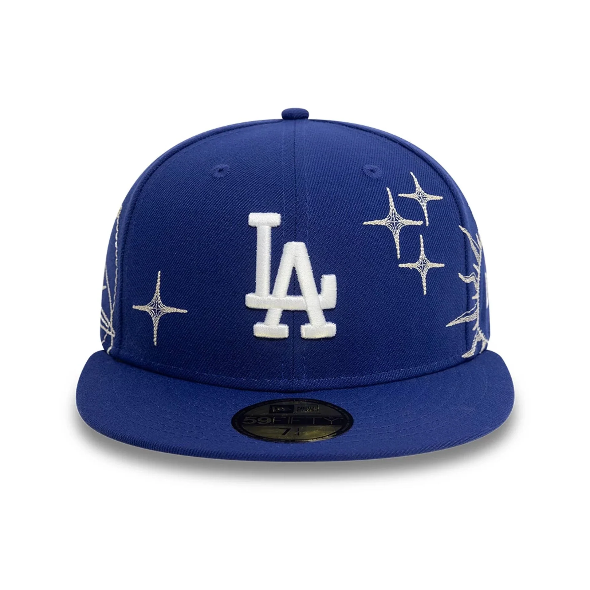 LA Dodgers MLB Zodiac Dark Blue 59FIFTY Fitted Cap - Image 2