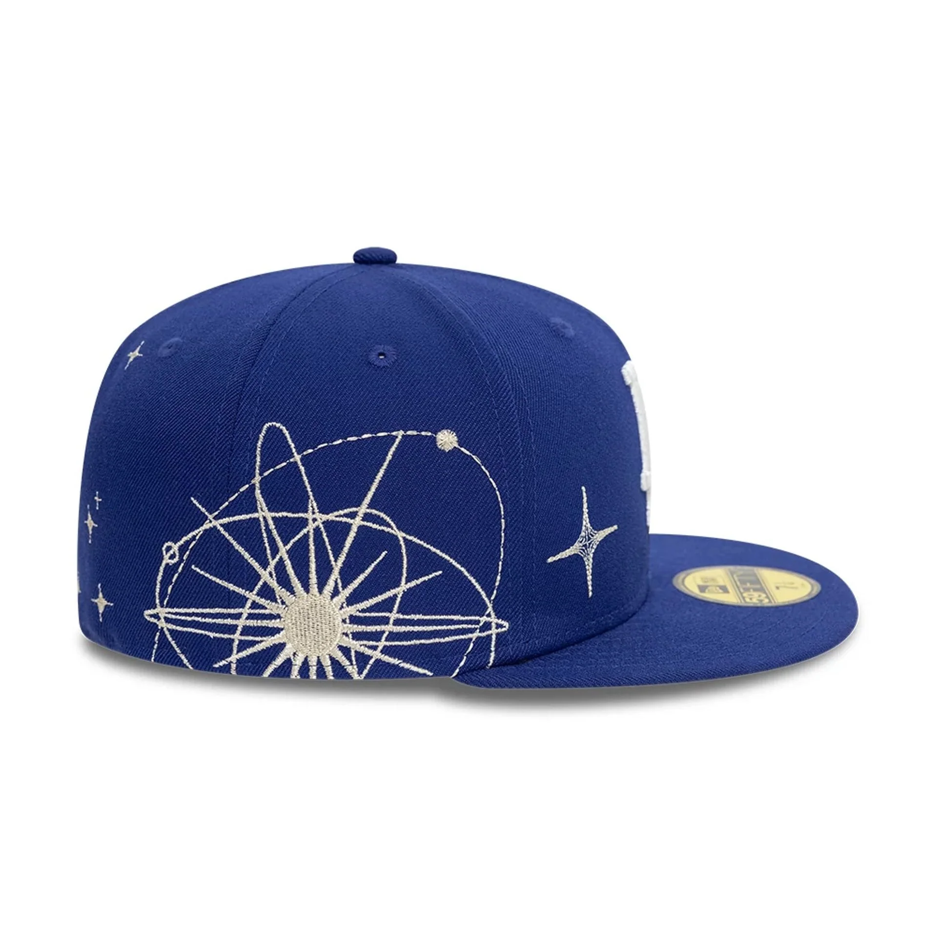 LA Dodgers MLB Zodiac Dark Blue 59FIFTY Fitted Cap - Image 7