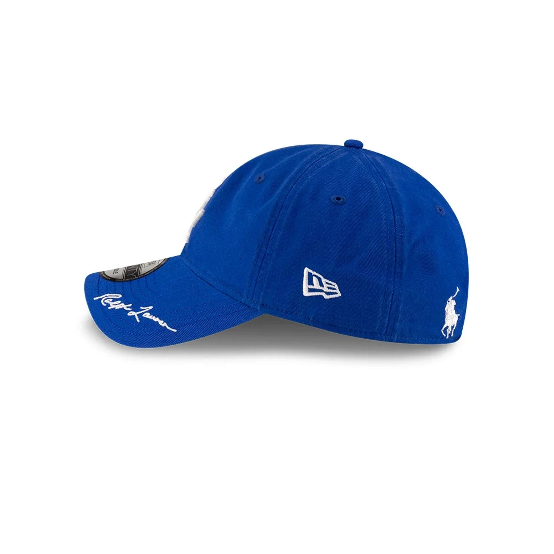 LA Dodgers Ralph Lauren X MLB Open Blue 9TWENTY Adjustable Cap - Image 4