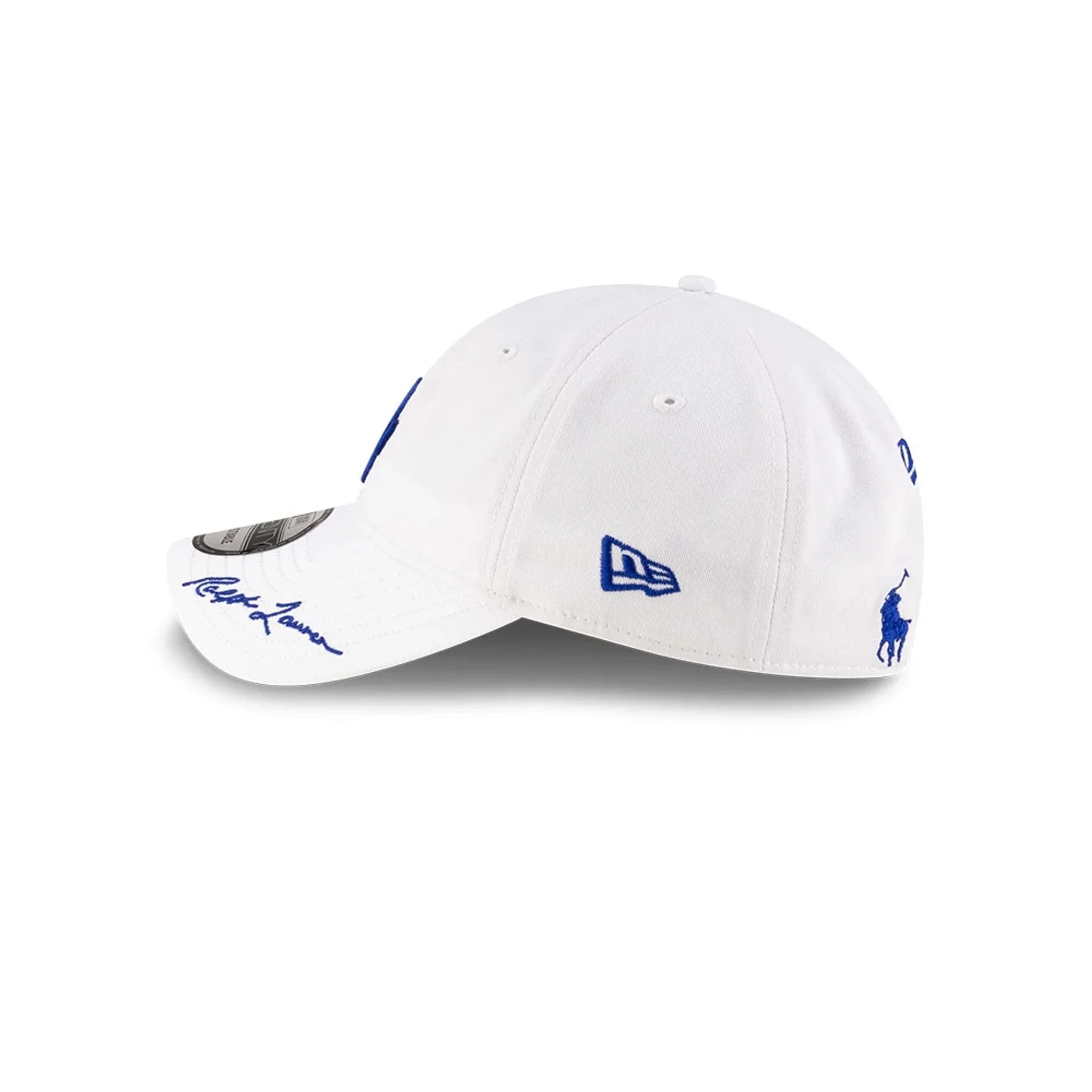 LA Dodgers Ralph Lauren X MLB Open White 9TWENTY Adjustable Cap - Image 4