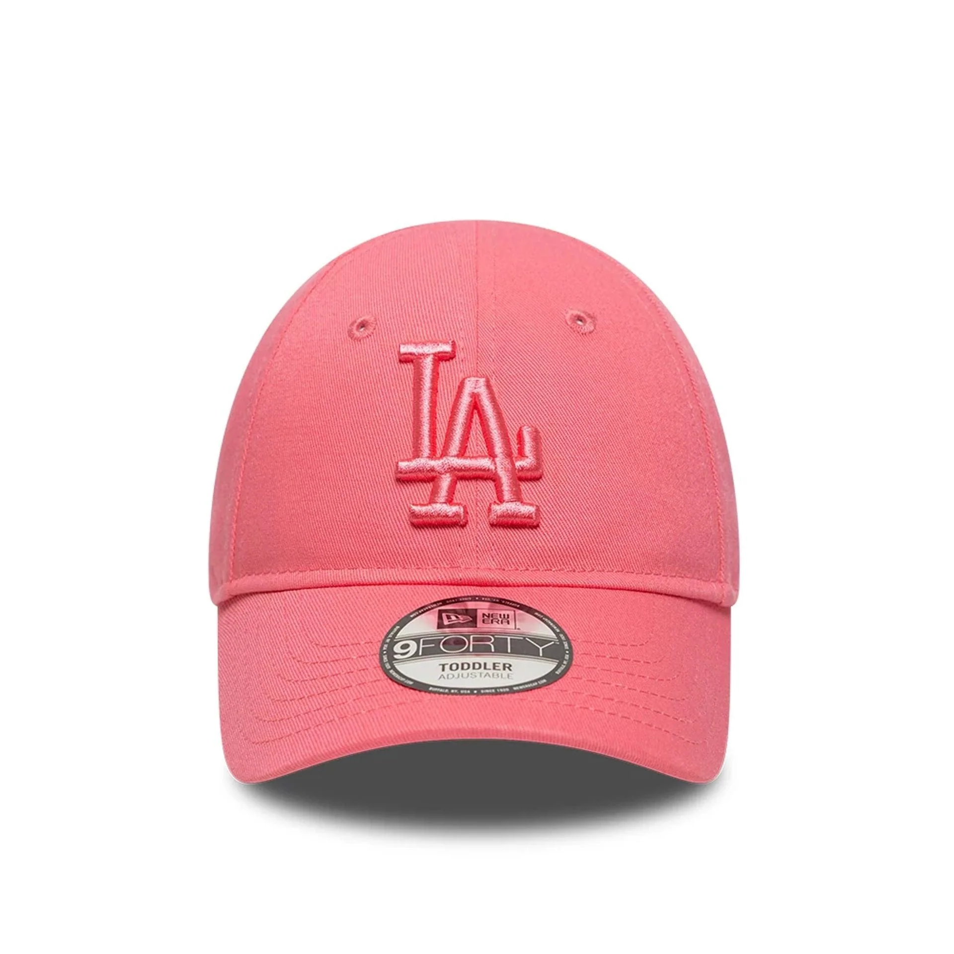 LA Dodgers Toddler MLB League Essential Pink 9FORTY Adjustable Cap - Image 2