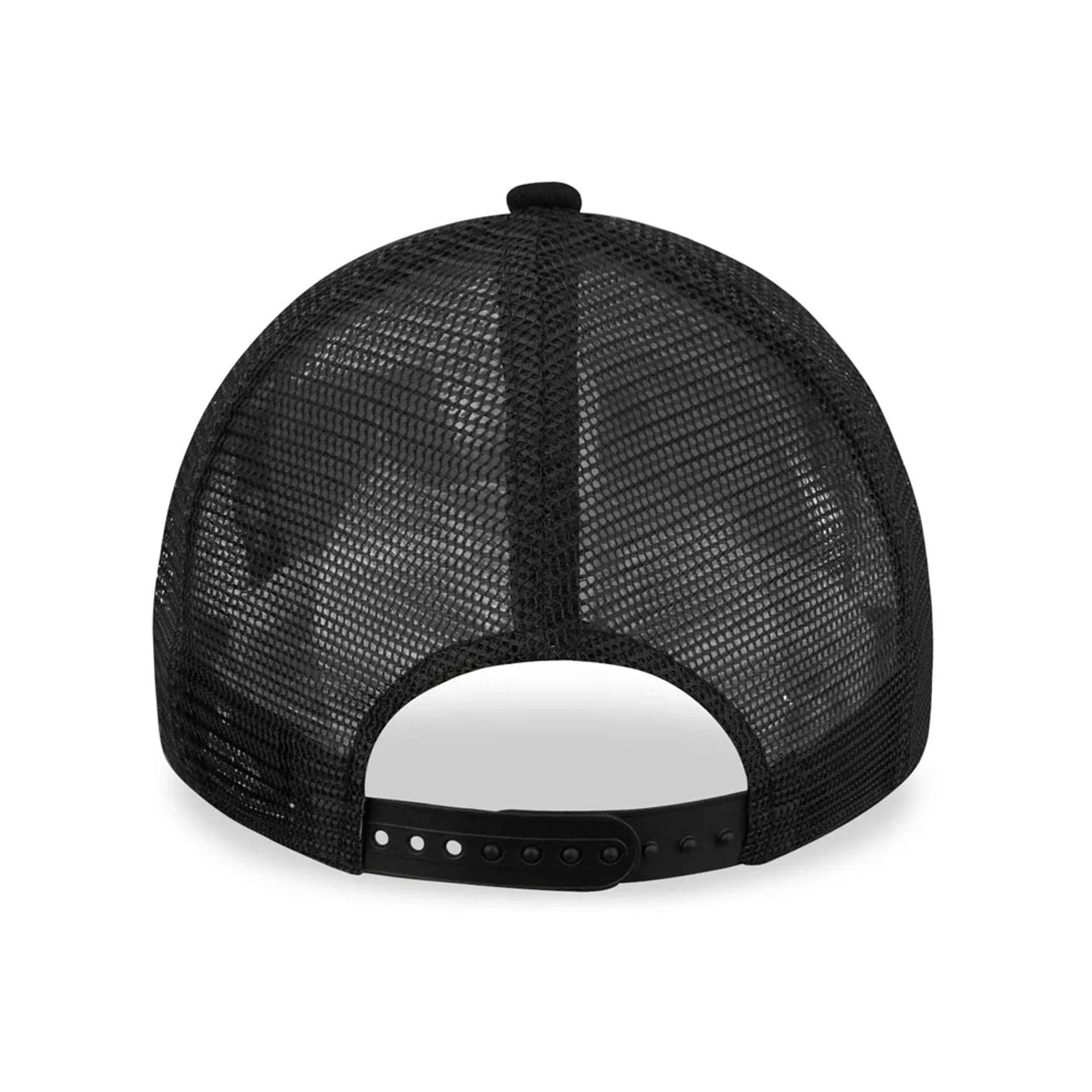 LA Dodgers Tonal Black A-Frame Trucker Cap - Image 4