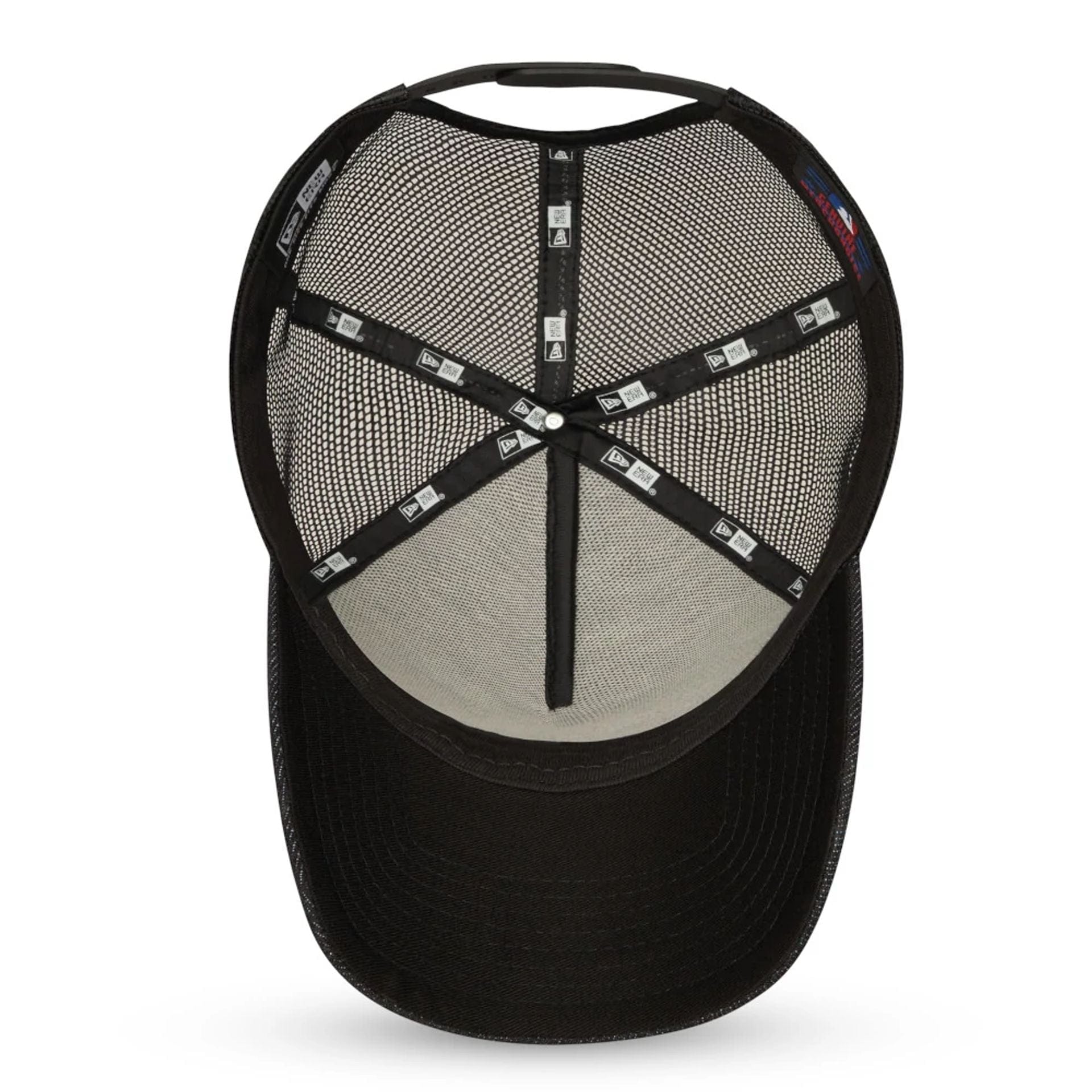 LA Dodgers Tonal Black A-Frame Trucker Cap - Image 5