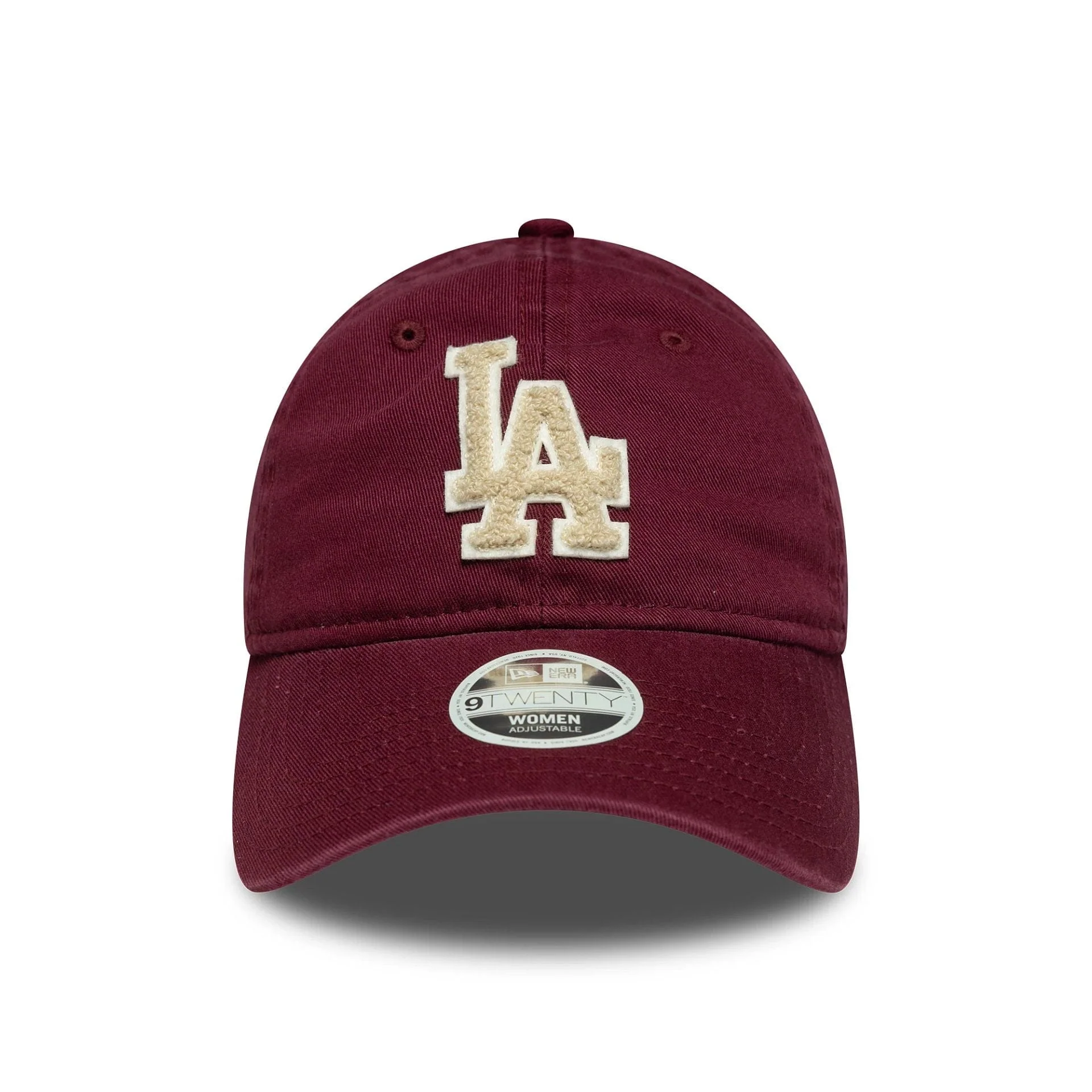 LA Dodgers Womens MLB Boucle Dark Red 9TWENTY Adjustable Cap - Image 2