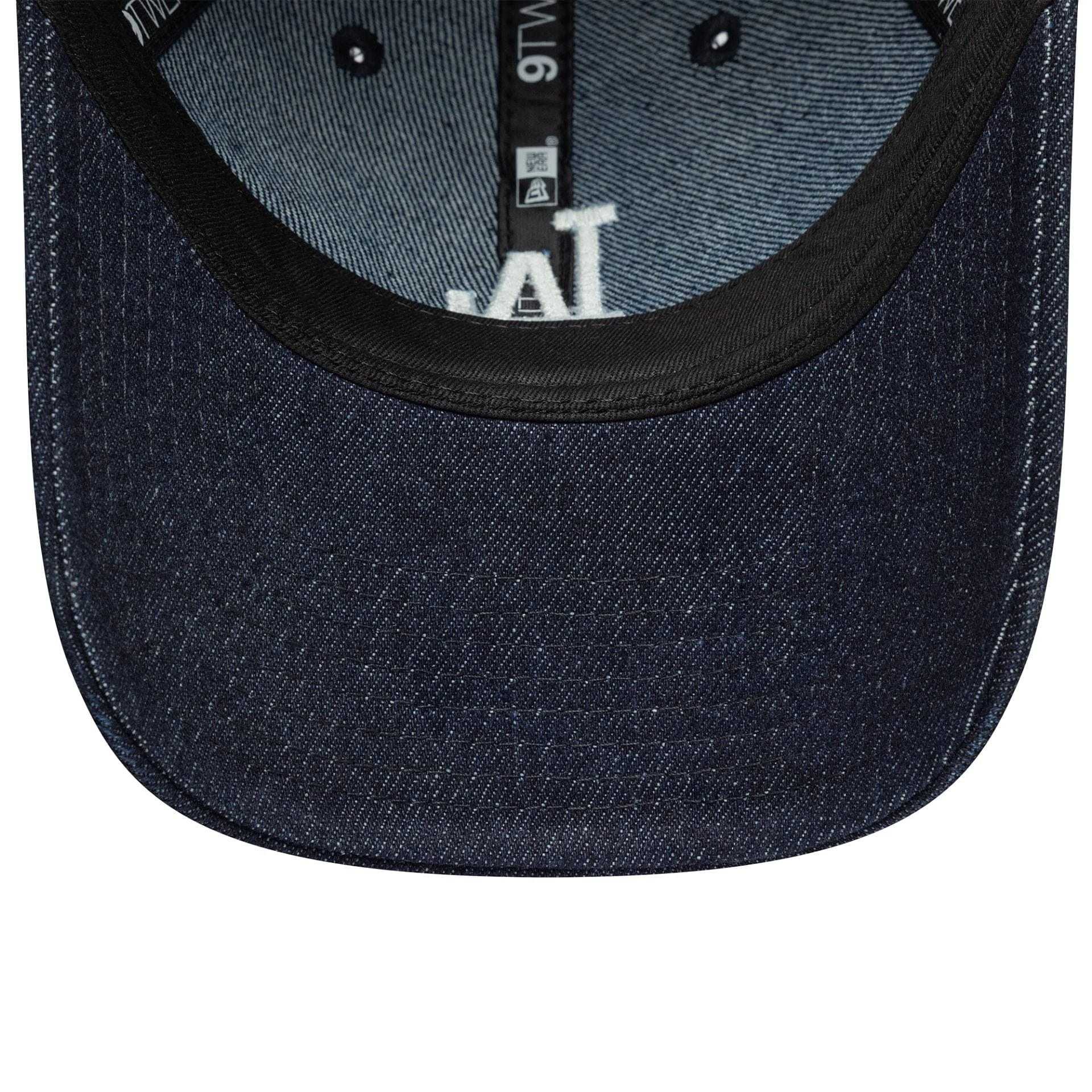 LA Dodgers Womens MLB Denim Stitch Navy 9TWENTY Cap - Image 5
