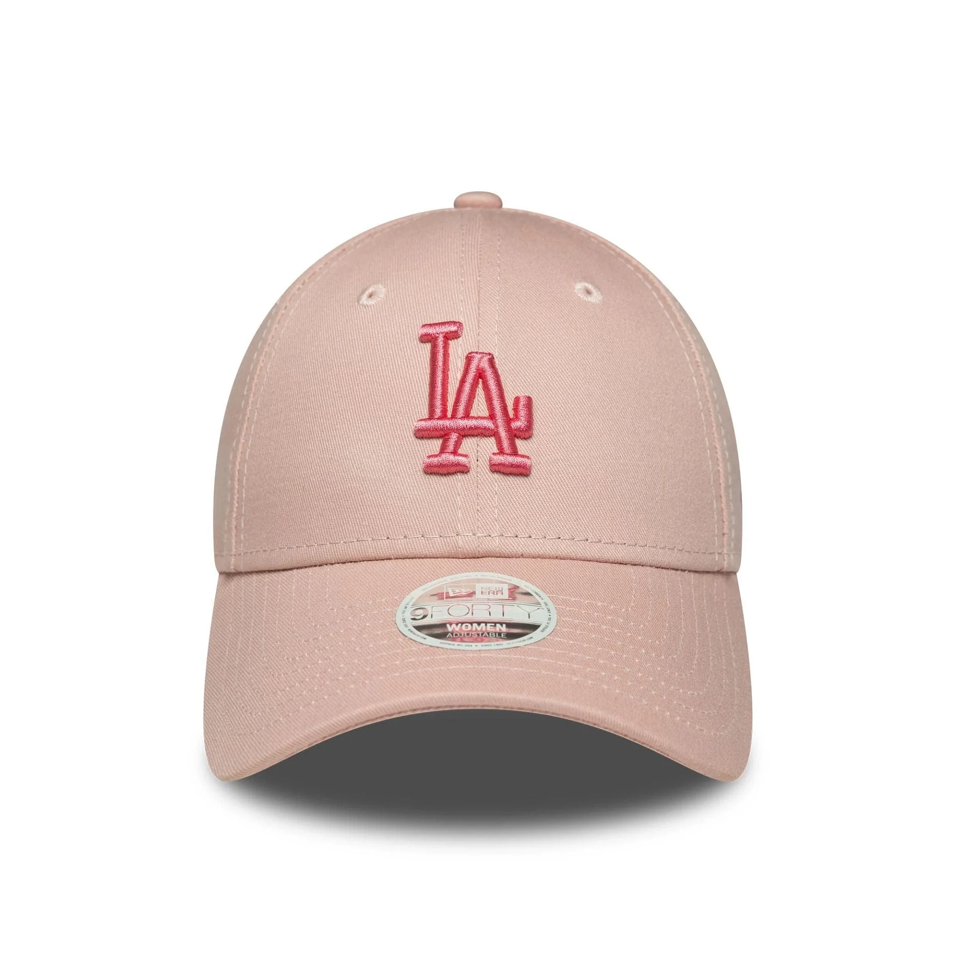 LA Dodgers Womens MLB League Essential Pastel Pink 9FORTY Adjustable Cap - Image 2