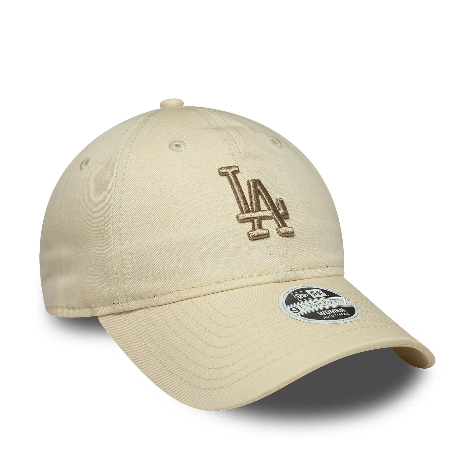 LA Dodgers Womens MLB Midi Light Beige 9TWENTY Cap - Image 3