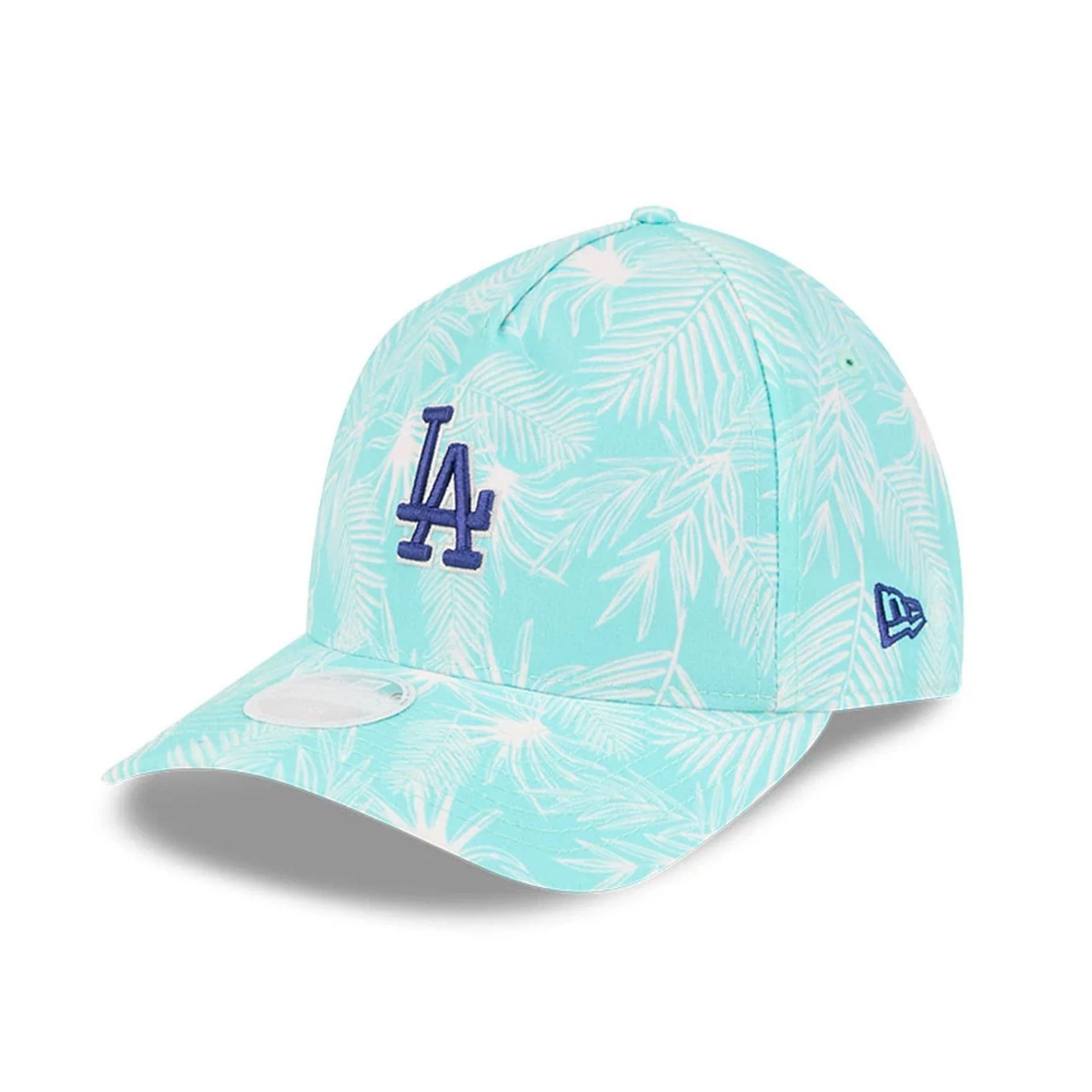 LA Dodgers Womens MLB Pastel Turquoise 9TWENTY A-Frame Adjustable Cap - Image 4