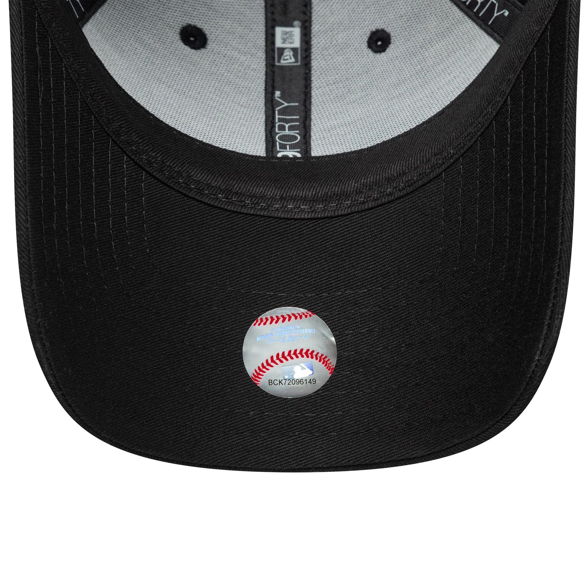 LA Dodgers Womens MLB Sequin Wordmark Black 9FORTY Cap - Image 5
