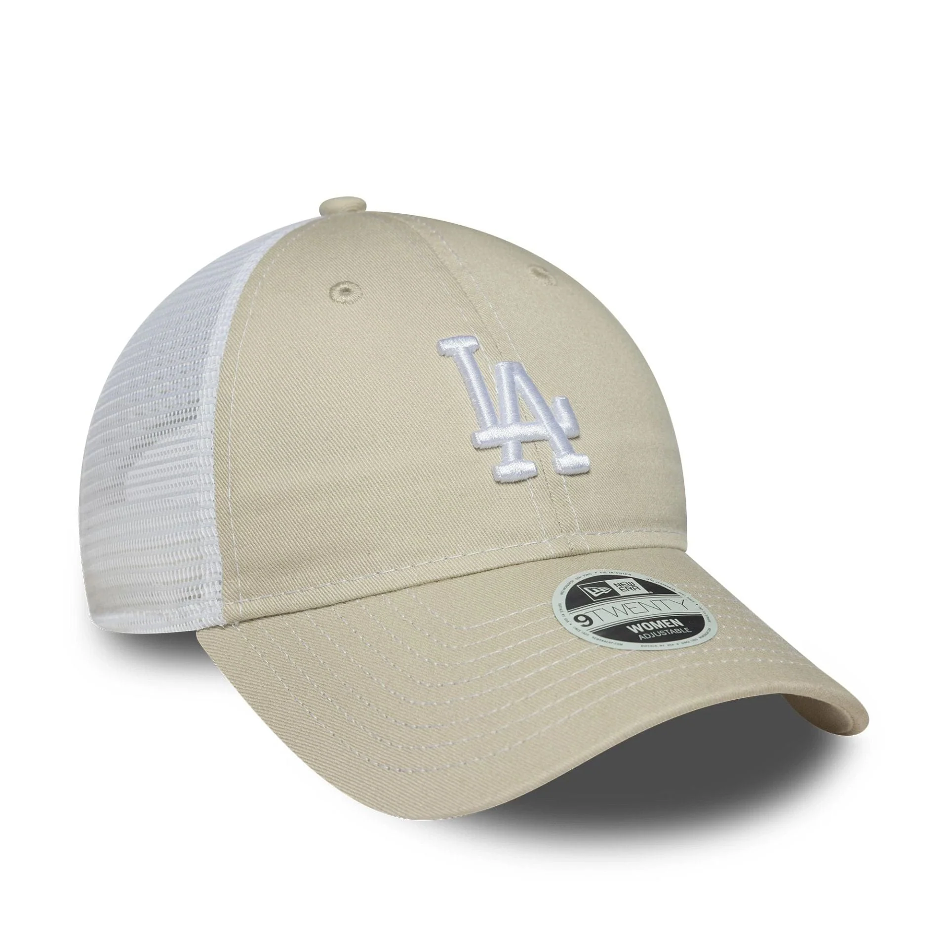 LA Dodgers Womens MLB Washed Cream 9TWENTY Adjustable Cap - Image 3