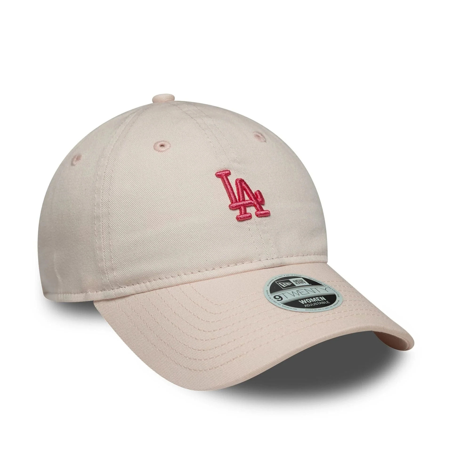 LA Dodgers Womens MLB Washed Mini Pastel Pink 9TWENTY Cap - Image 3