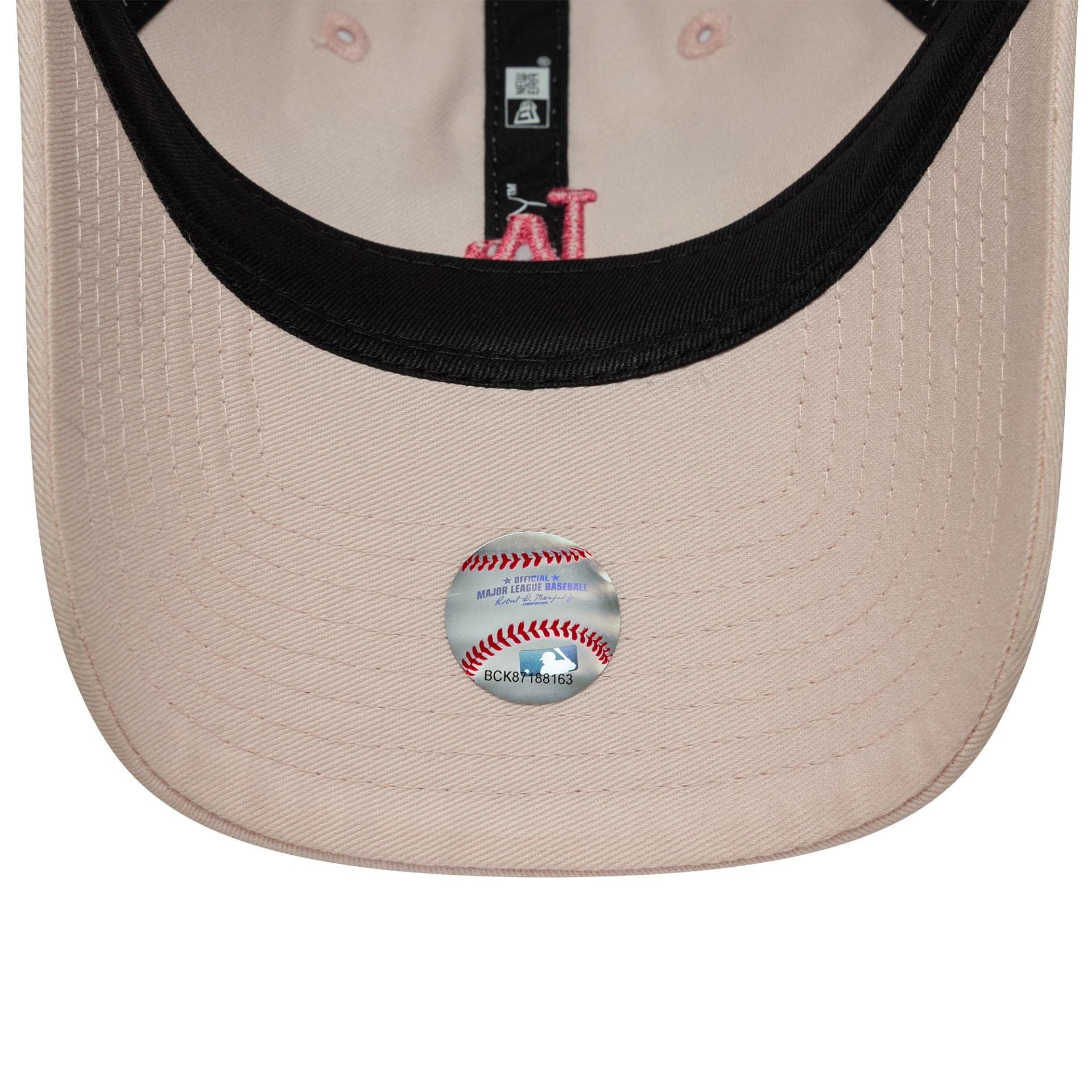 LA Dodgers Womens MLB Washed Mini Pastel Pink 9TWENTY Cap - Image 5
