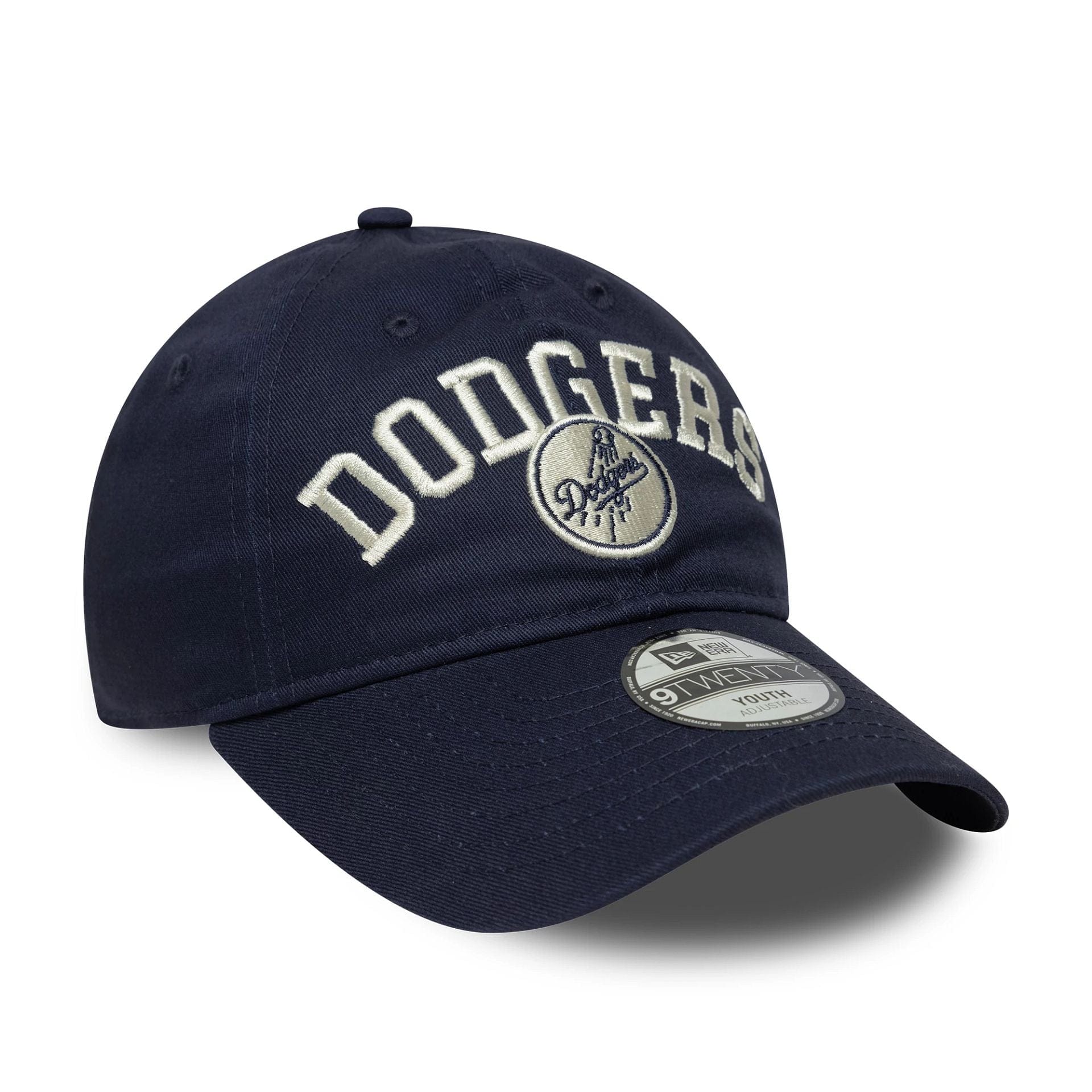 LA Dodgers Youth MLB College Navy 9TWENTY Adjustable Cap - Image 3
