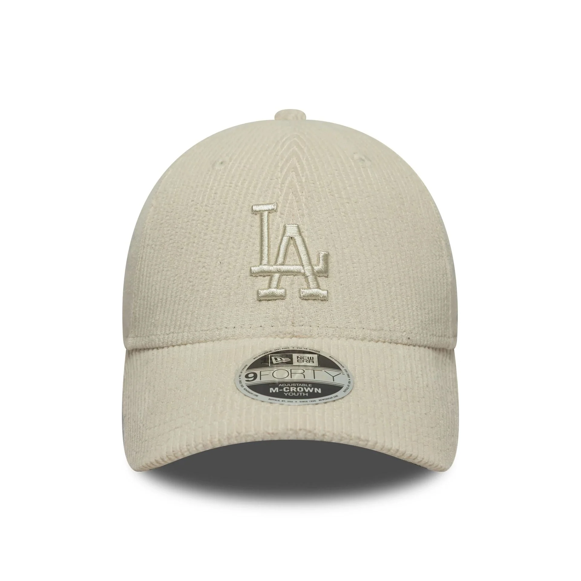 LA Dodgers Youth MLB Cord Cream 9FORTY M-Crown Cap - Image 2