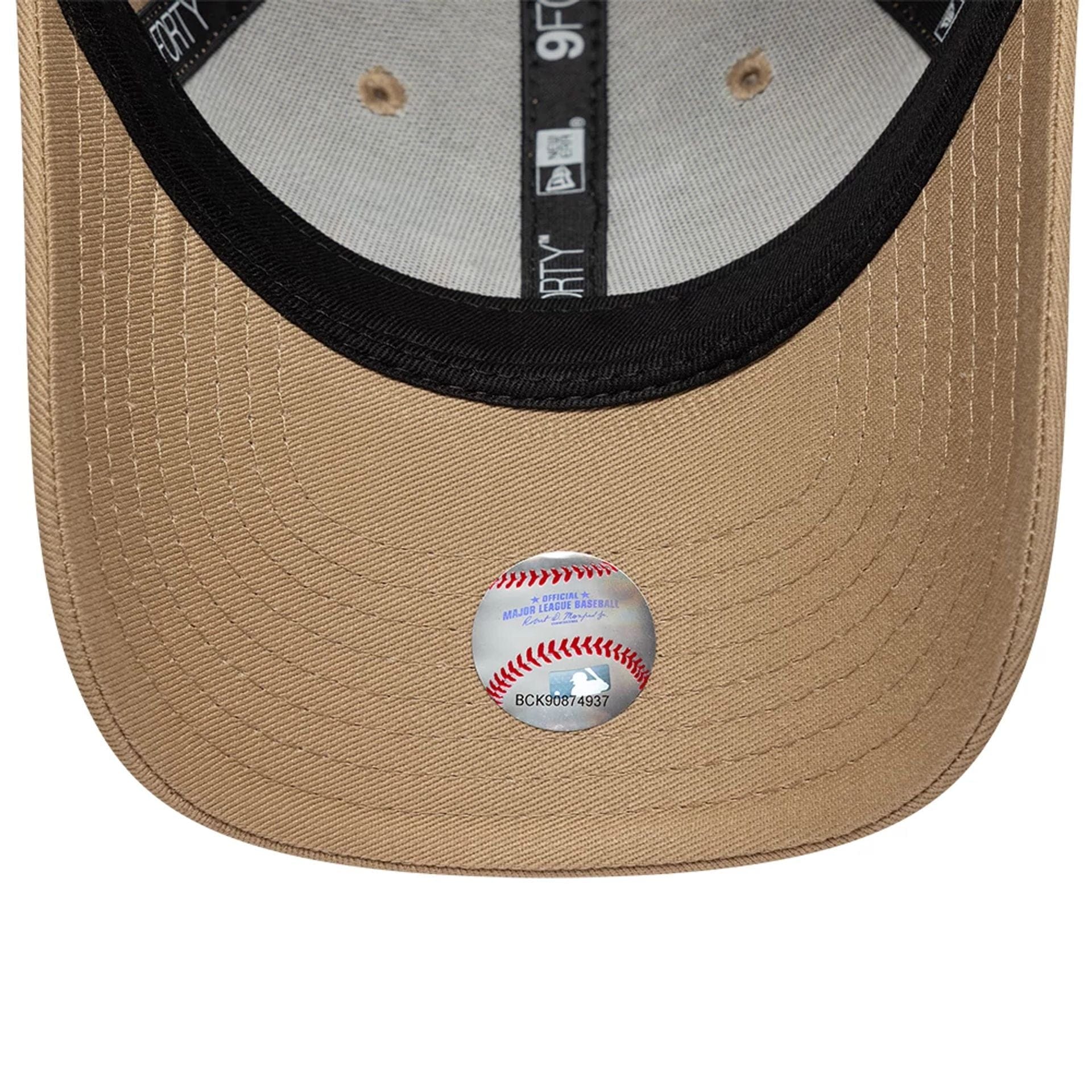 LA Dodgers Youth MLB Icon Light Beige 9FORTY Adjustable Cap - Image 5