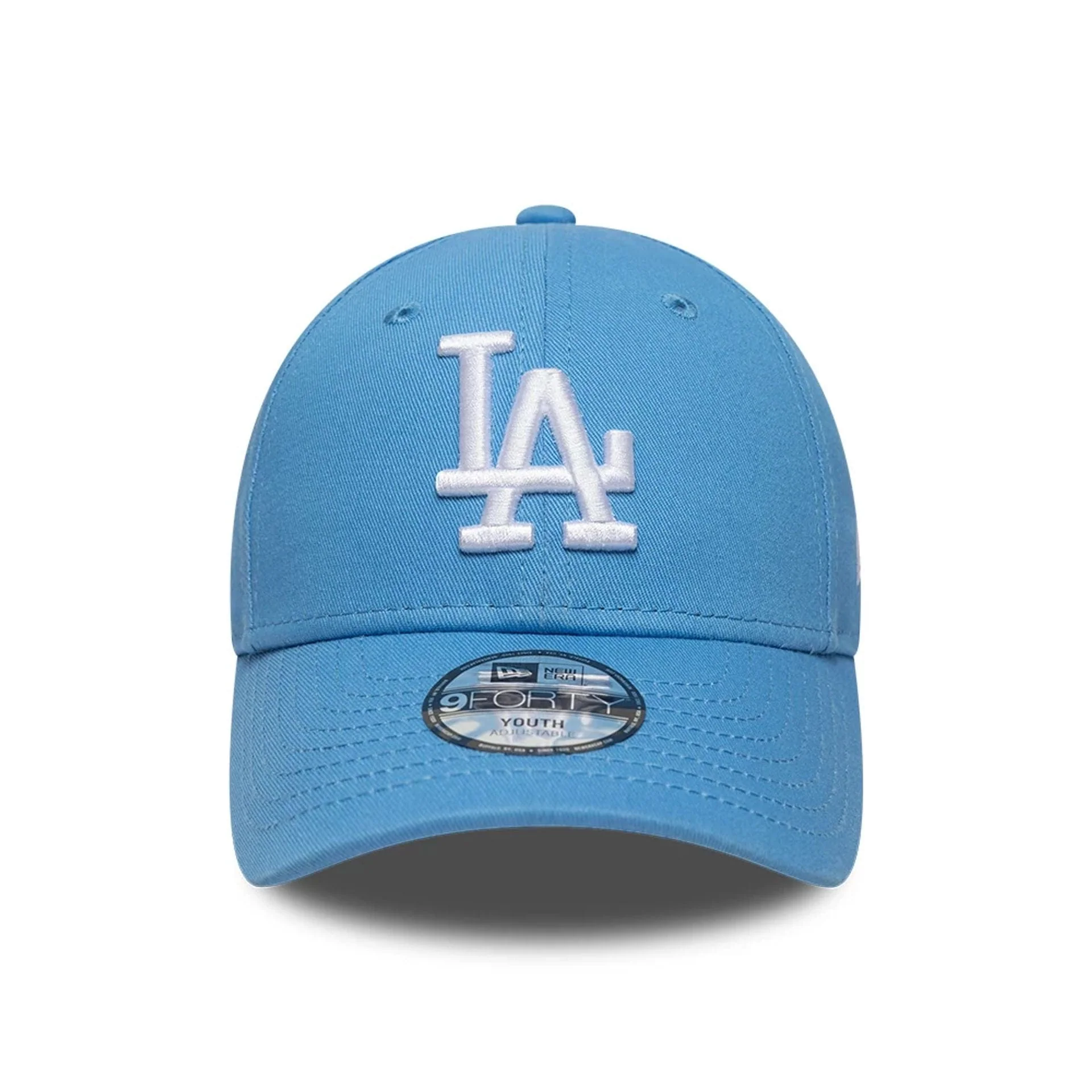 LA Dodgers Youth MLB League Essential Pastel Blue 9FORTY Adjustable Cap - Image 2