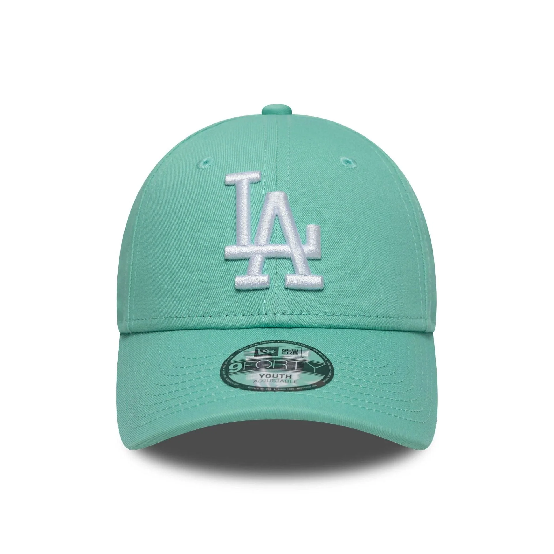 LA Dodgers Youth MLB League Essential Pastel Green 9FORTY Cap - Image 2