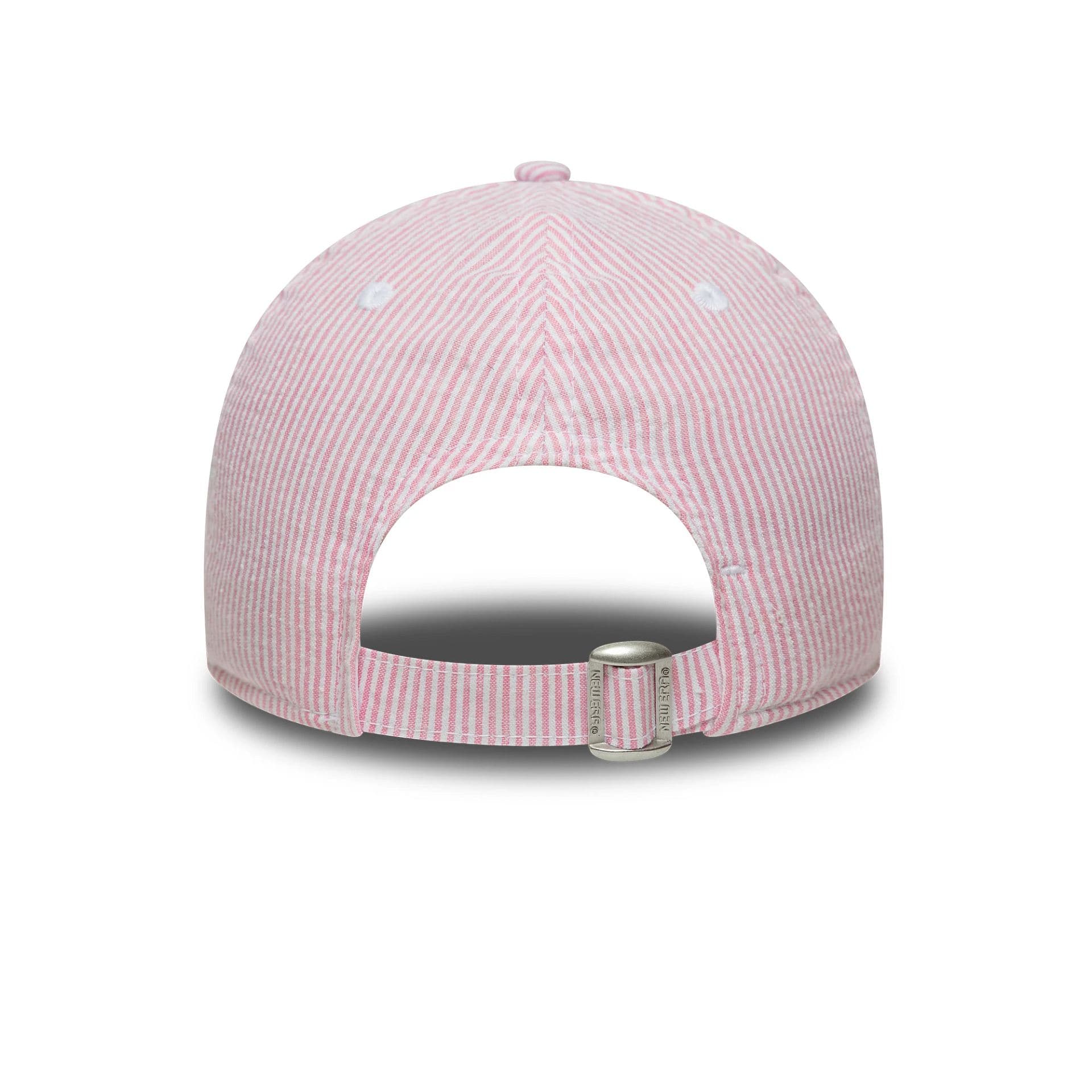 LA Dodgers Youth MLB Seersucker Pastel Pink 9TWENTY Adjustable Cap - Image 4